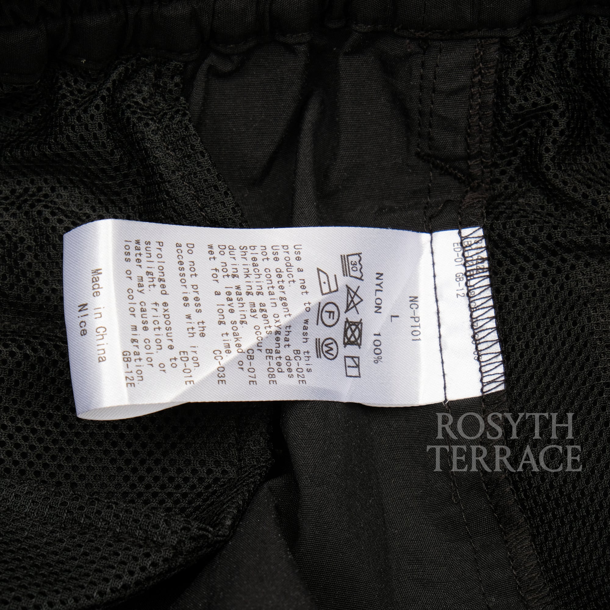 【N!ce / NYLON HALF PANTS / SIZE L】