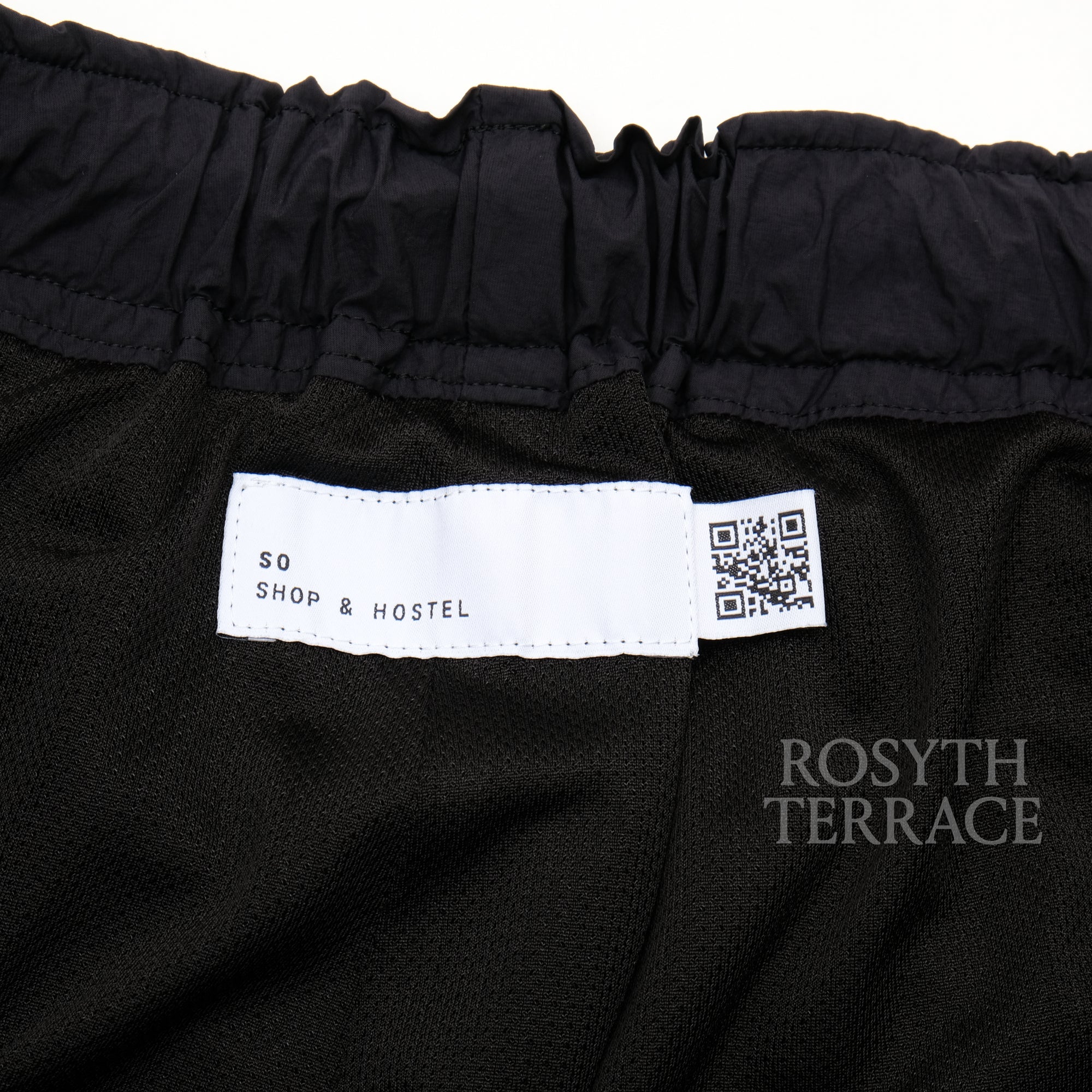 【SO SHOP & HOSTEL / NYLON SHORTS (BLACK) / SIZE L】