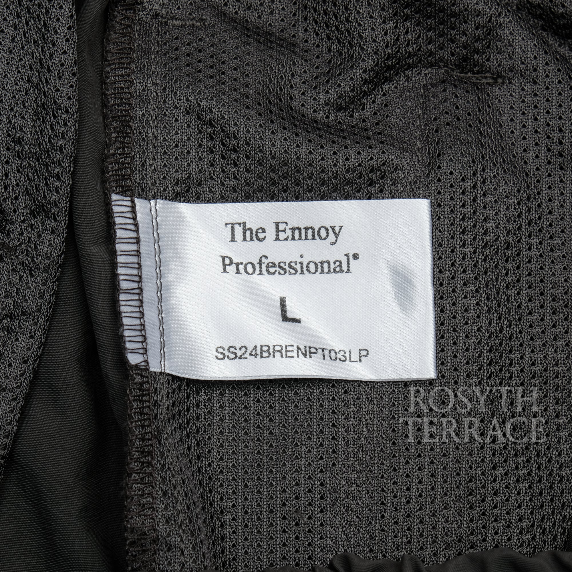【ENNOY / SS24 NYLON EASY SHORTS (DARK GREY) / SIZE L】