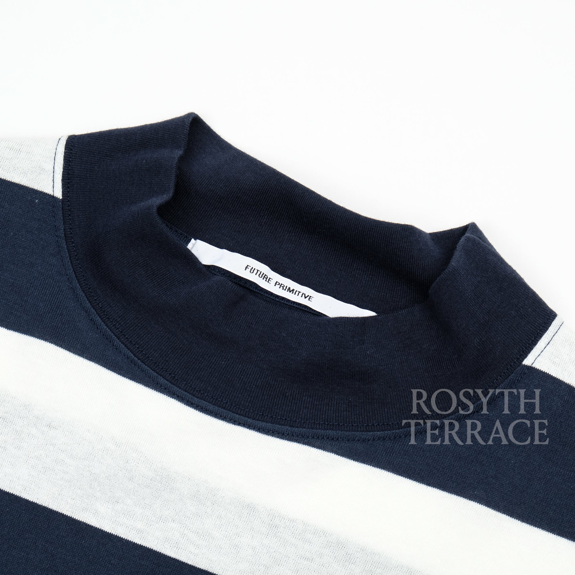 【FUTURE PRIMITIVE / FP MOC BORDER LS (WHITE x NAVY) / SIZE L】