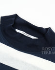 【FUTURE PRIMITIVE / FP MOC BORDER LS (WHITE x NAVY) / SIZE L】