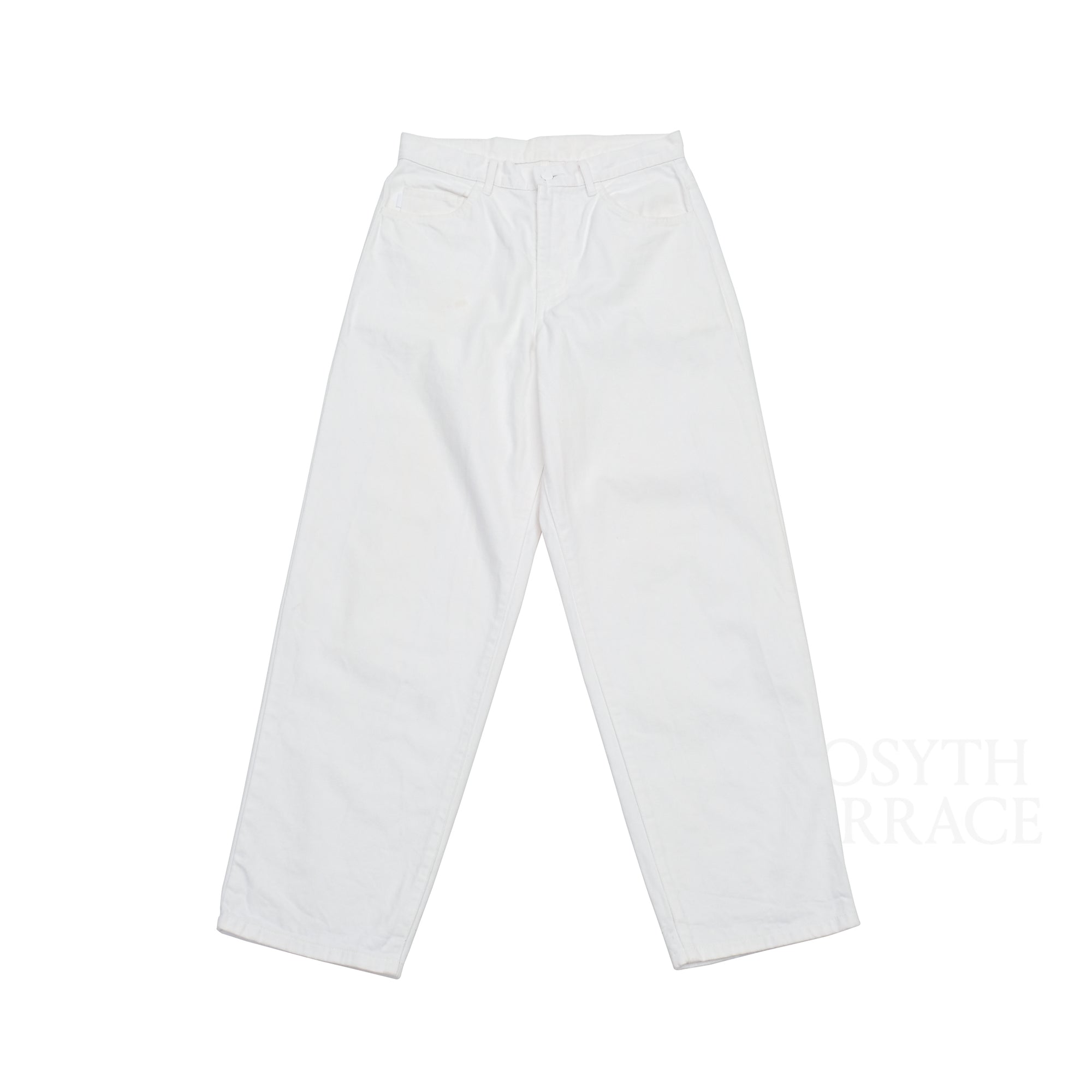 【SO SHOP & HOSTEL / 5 POCKET TWILL PANTS (WHITE) / SIZE L】