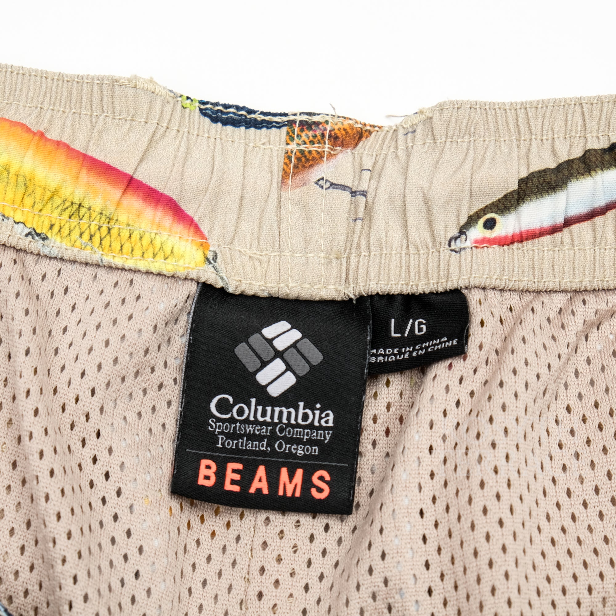 【Columbia PFG x BEAMS / TROLLER BEST (BMS) SHORTS / SIZE L】