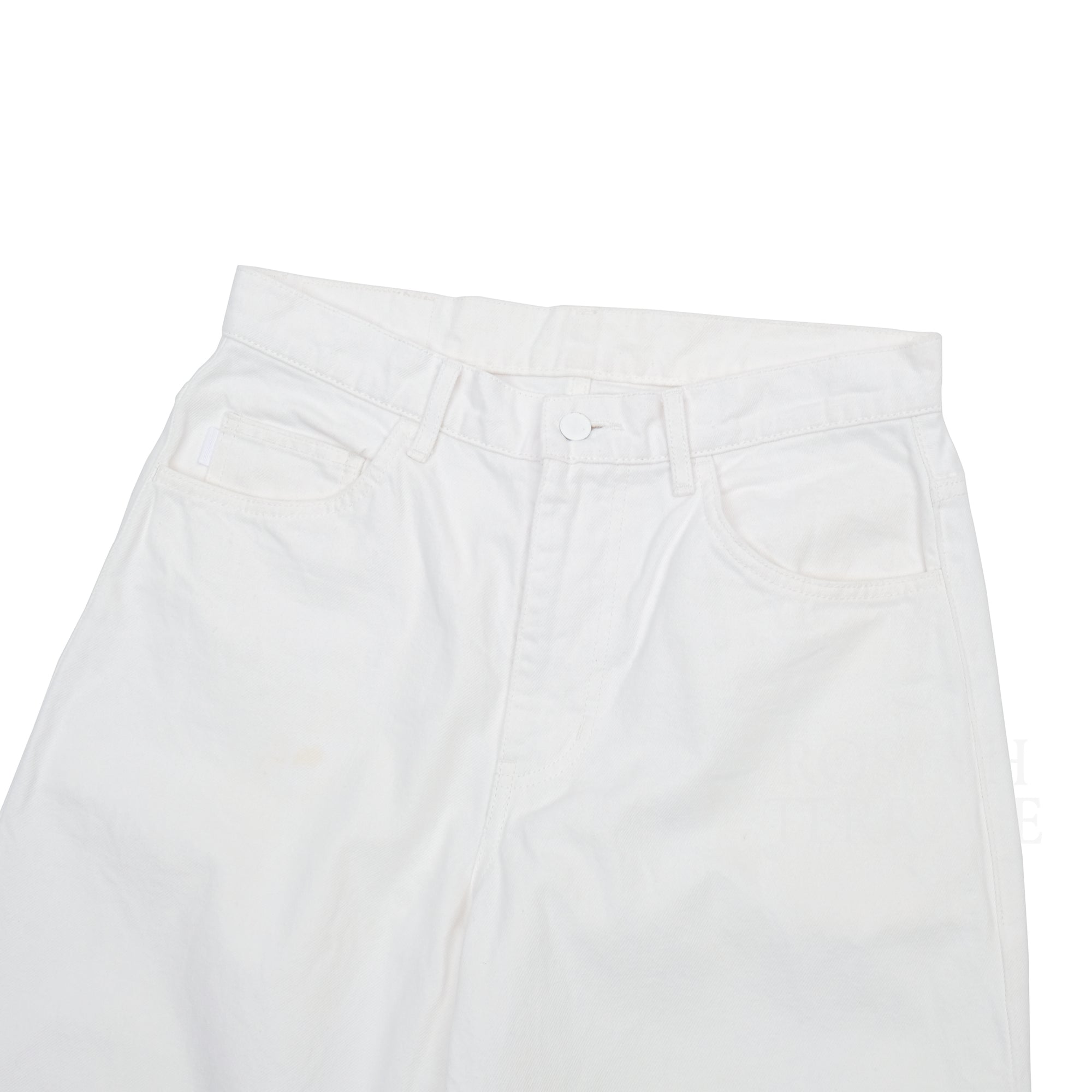 【SO SHOP & HOSTEL / 5 POCKET TWILL PANTS (WHITE) / SIZE L】