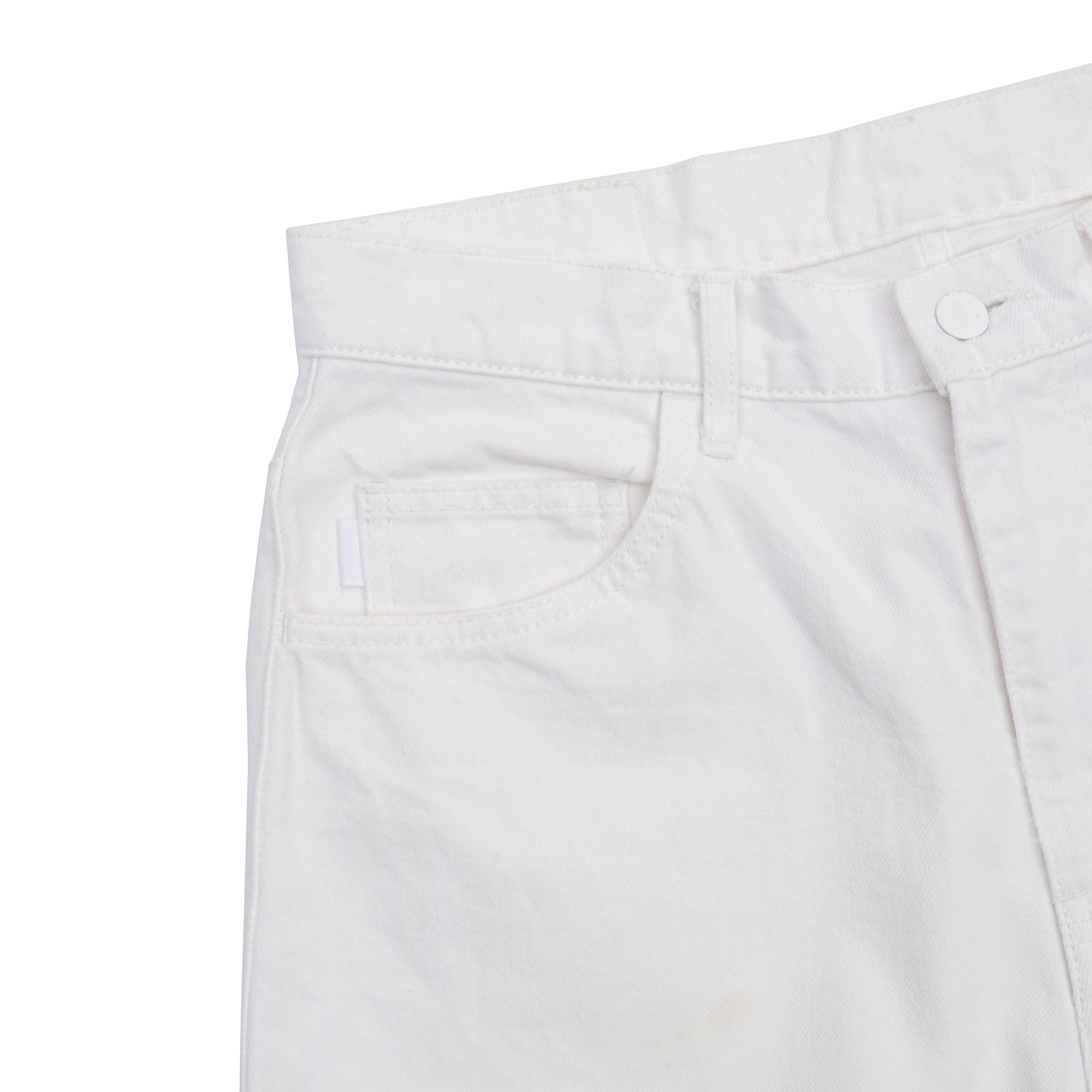 【SO SHOP & HOSTEL / 5 POCKET TWILL PANTS (WHITE) / SIZE L】