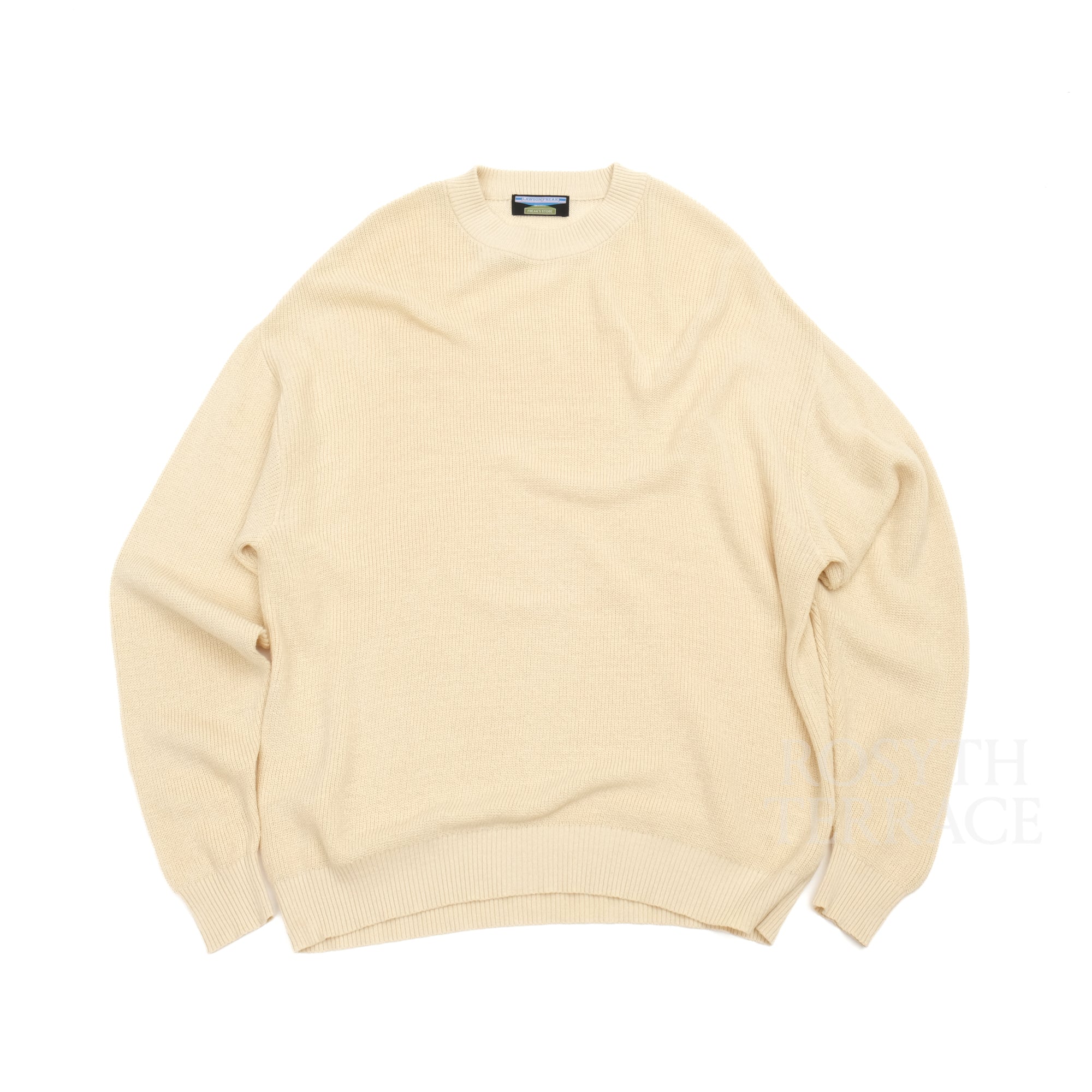 【FREAK'S STORE for LAWSON / 'LAWSON FREAK' INSTANT KNIT (BEIGE) / SIZE L-XL】