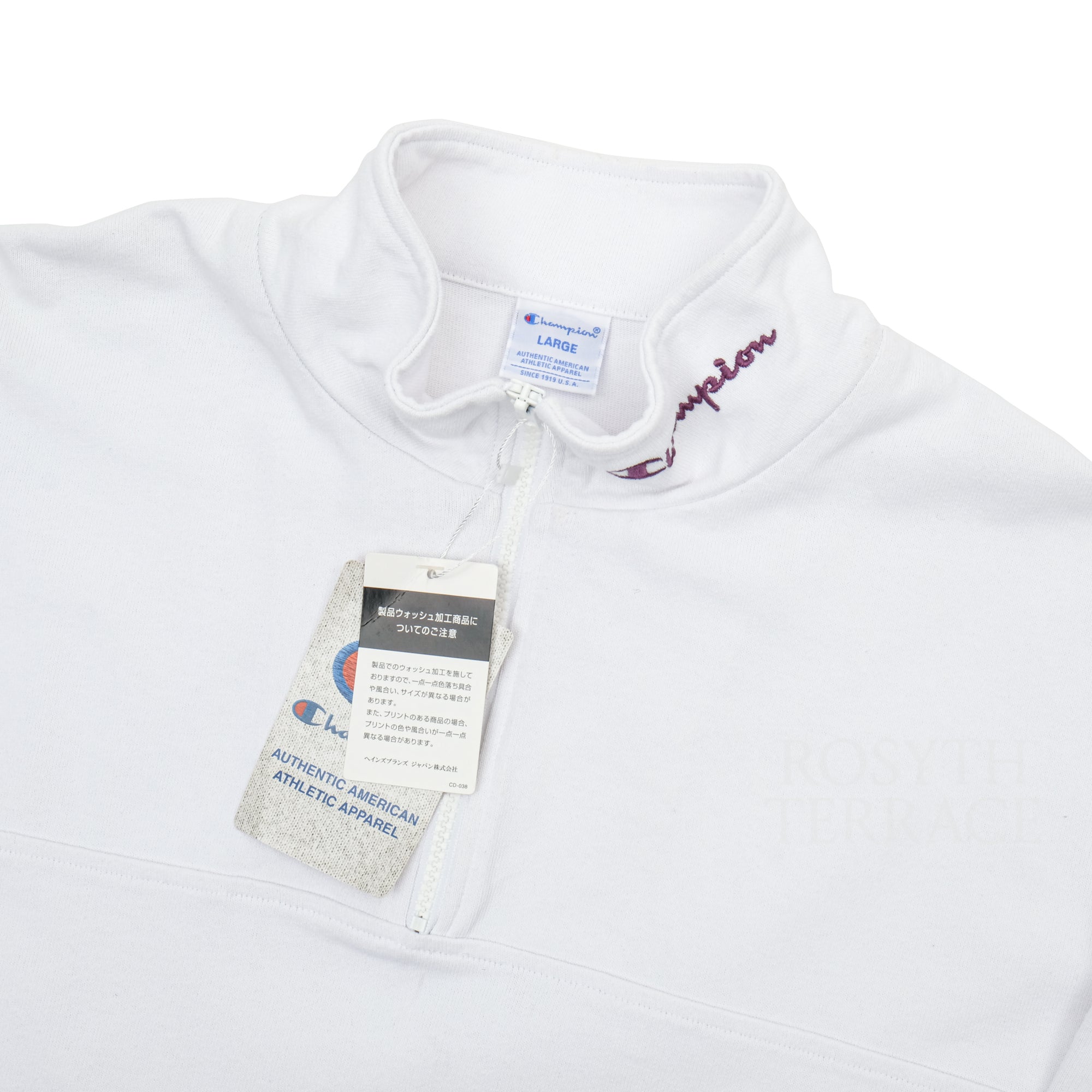 【Champion for JOURNAL STANDARD / JS HALF ZIP LS / SIZE L】