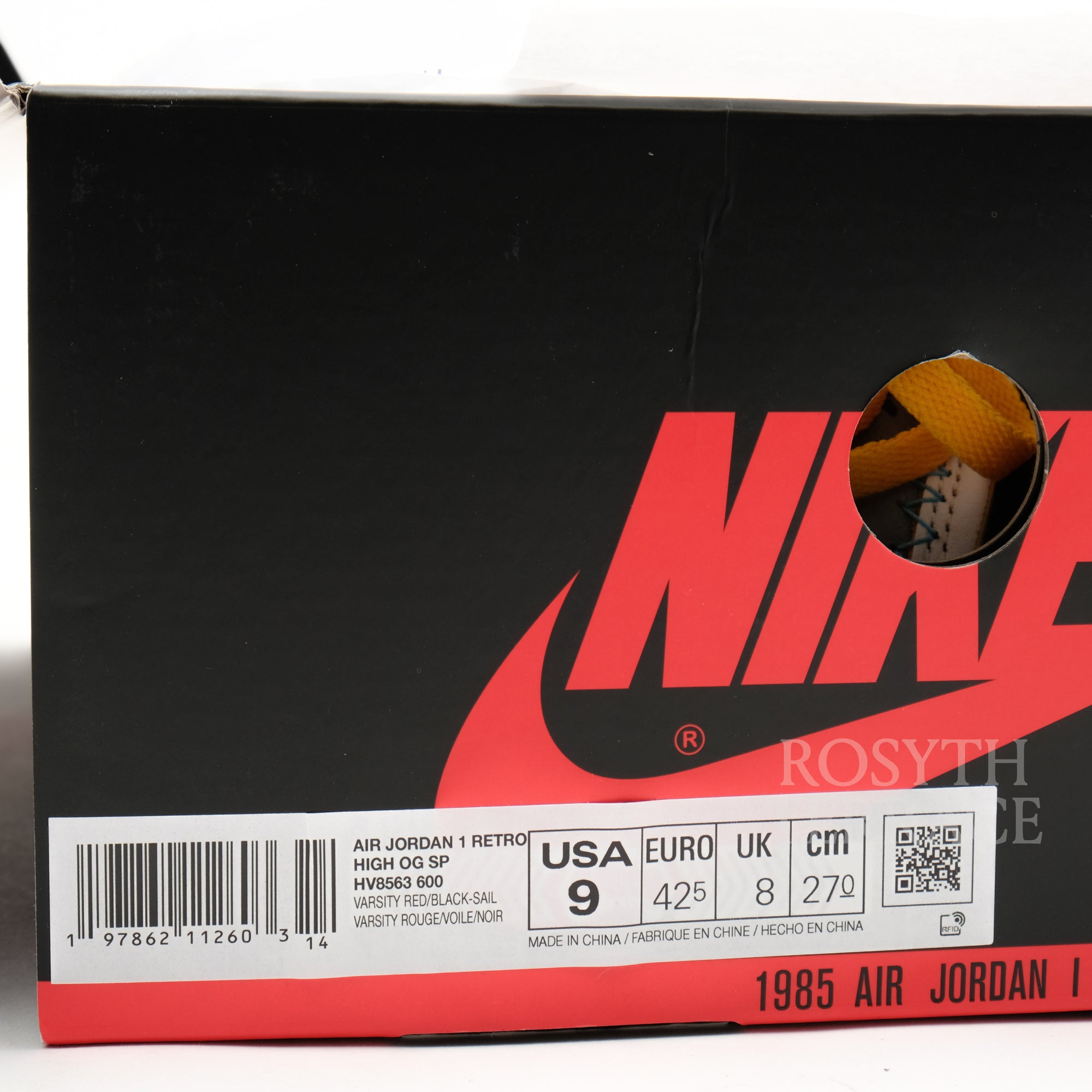 【UNION LA x JORDAN / AIR JORDAN 1 RETRO HIGH OG SP / US9】