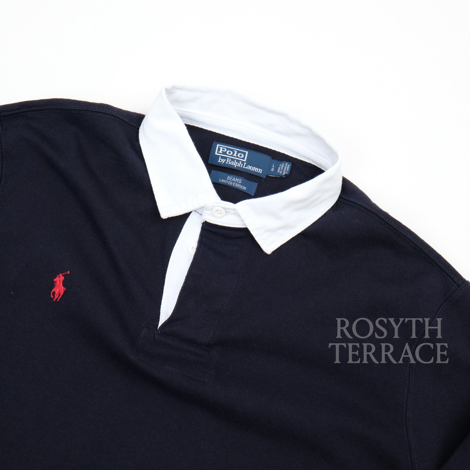 【POLO by Ralph Lauren for BEAMS / RUGBY SHIRT / SIZE L】