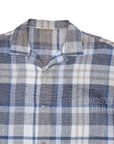 【ROSYTH TERRACE / COASTAL SHIRT SS (PLAID) / LINEN】