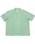 【ROSYTH TERRACE / COASTAL SHIRT SS (MINT) / MELANGE LINEN】