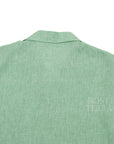 【ROSYTH TERRACE / COASTAL SHIRT SS (MINT) / MELANGE LINEN】