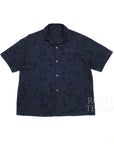 【ROSYTH TERRACE / COASTAL SHIRT SS (MIDNIGHT FLORAL) / JACQUARD】