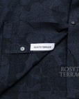 【ROSYTH TERRACE / COASTAL SHIRT SS (MIDNIGHT FLORAL) / JACQUARD】