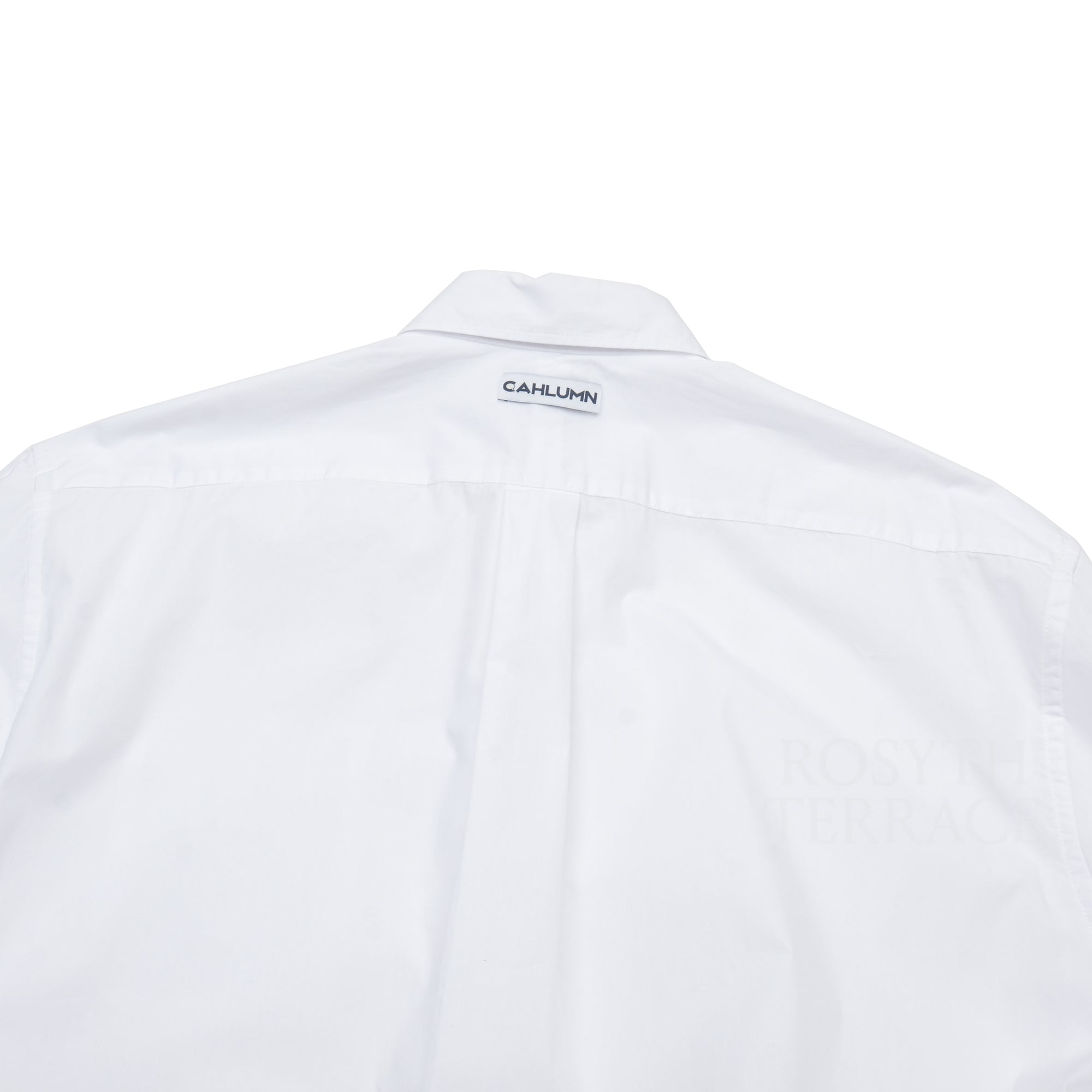 【CAHLUMN / MAGAZINE POCKET BROAD SHIRT (WHITE) / SIZE L】