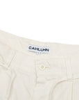 【CAHLUMN / STAPLE ORGANIC CTN CHINO SHORTS (WHITE) / SIZE L】