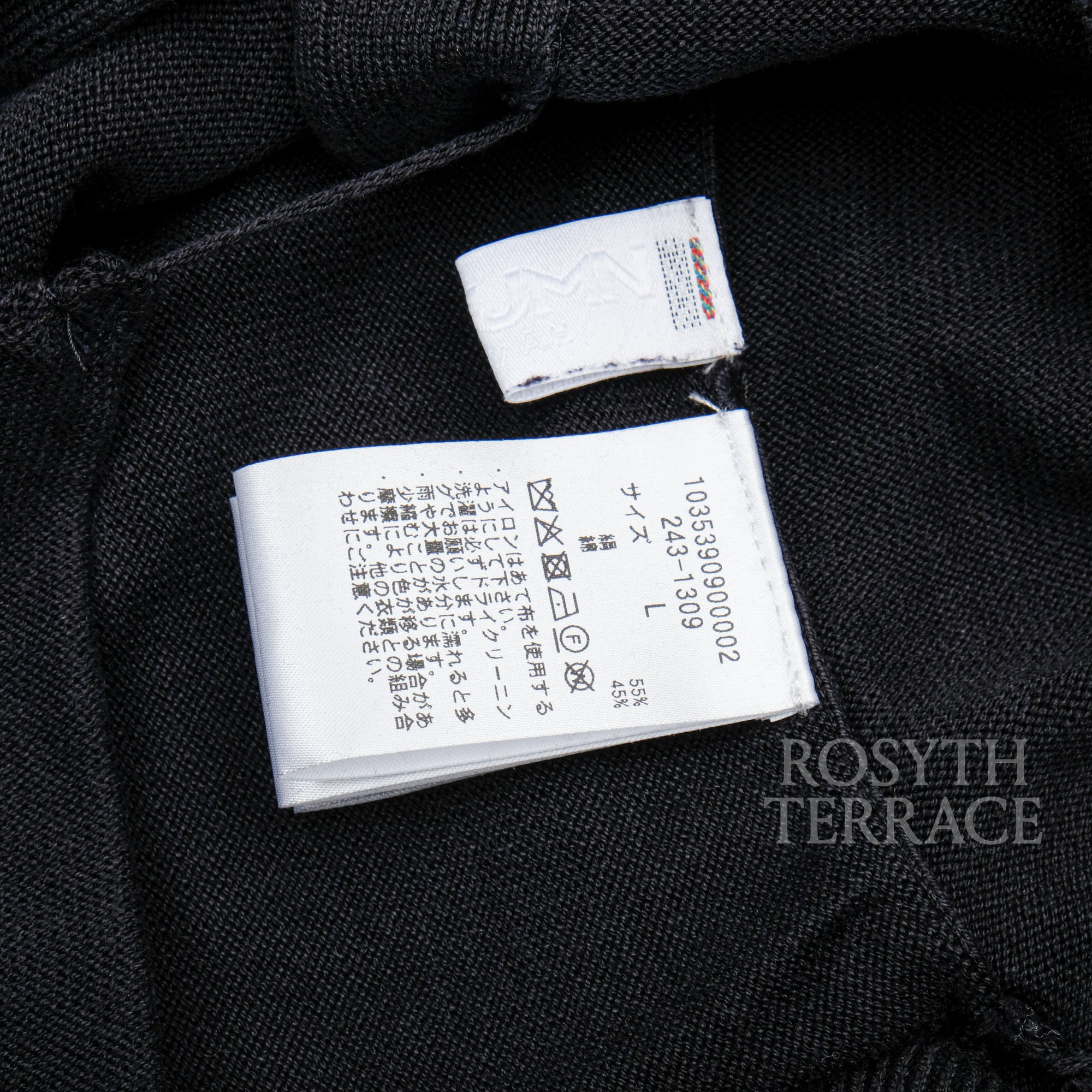 【CAHLUMN / SILK COTTON LS CARDIGAN / SIZE L】