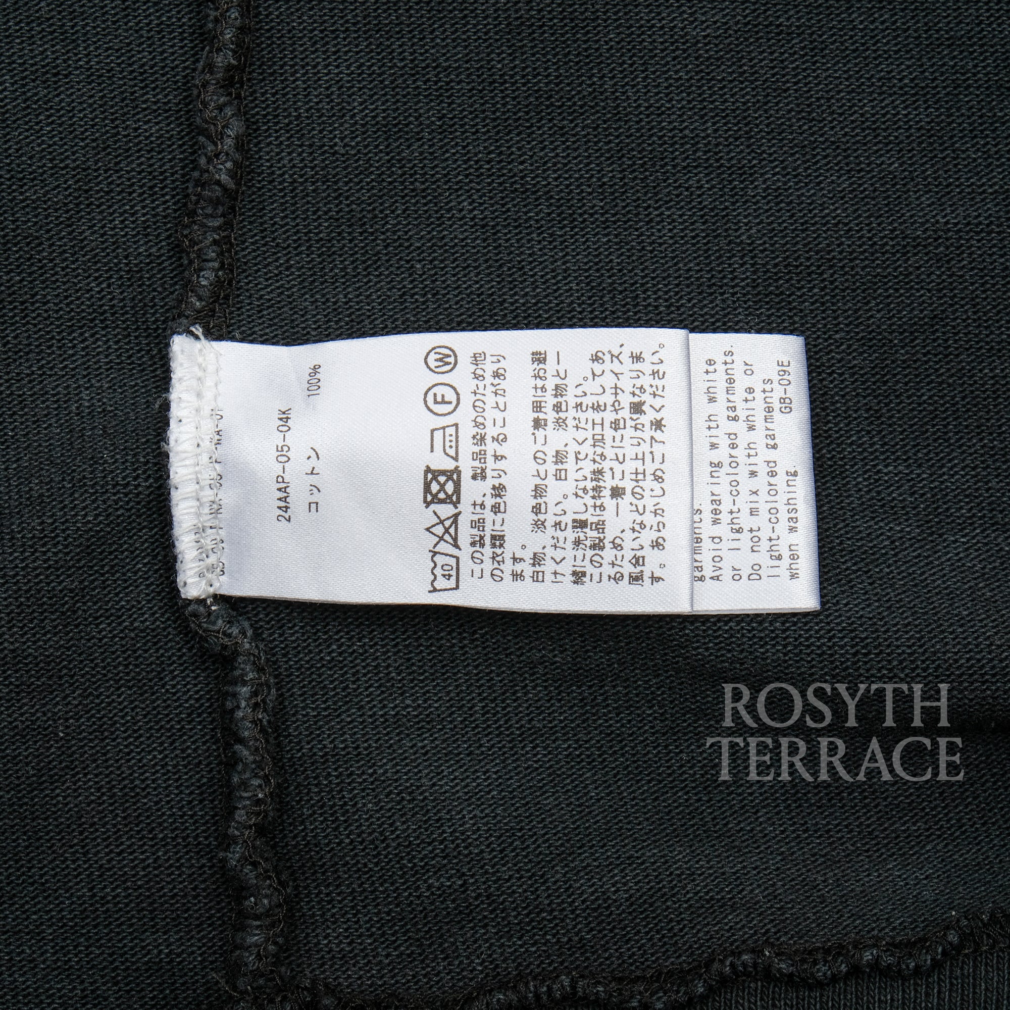 【A.PRESSE  / VINTAGE LS T-SHIRT (BLACK) / SIZE 3】