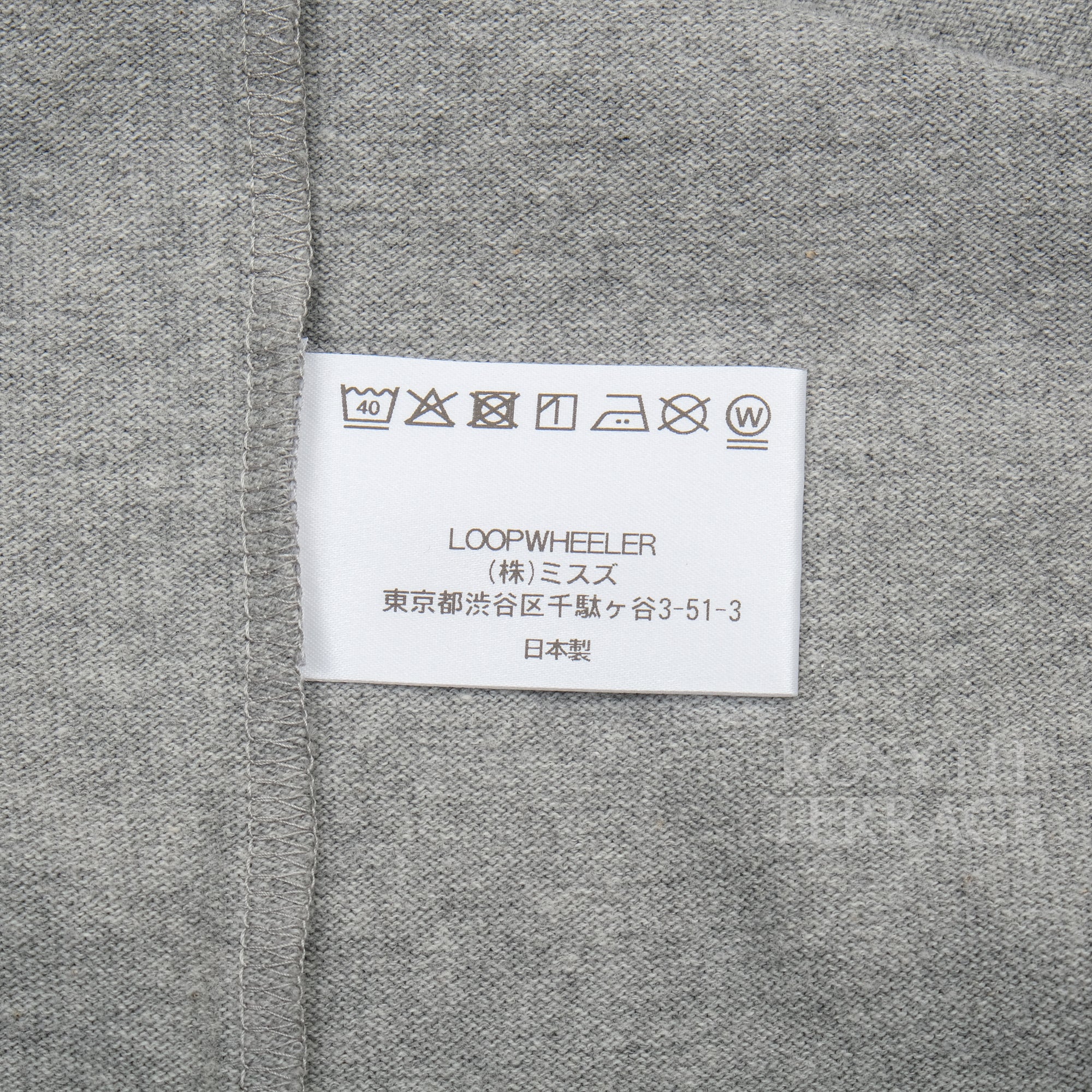 【LOOPWHEELER x BEAMS / LOOSE FIT FAKE-IN T-SHIRT / SIZE L】