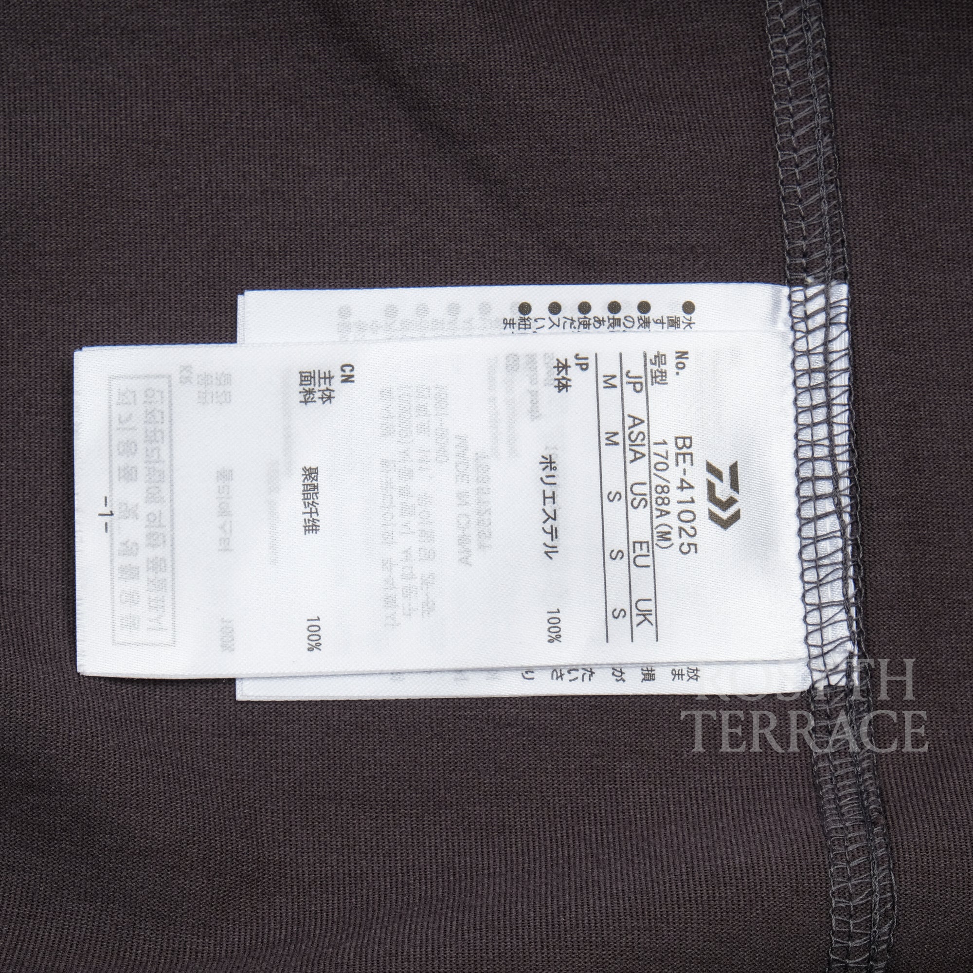 【DAIWA PIER39 / TECH DRAWSTRING SS TEE (CHARCOAL) / SIZE M】
