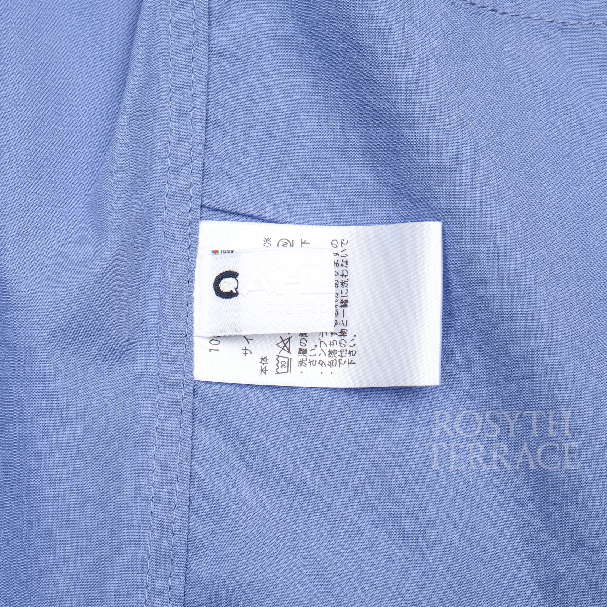 【CAHLUMN / MAGAZINE POCKET BROAD SHIRT (BLUE) / SIZE L】