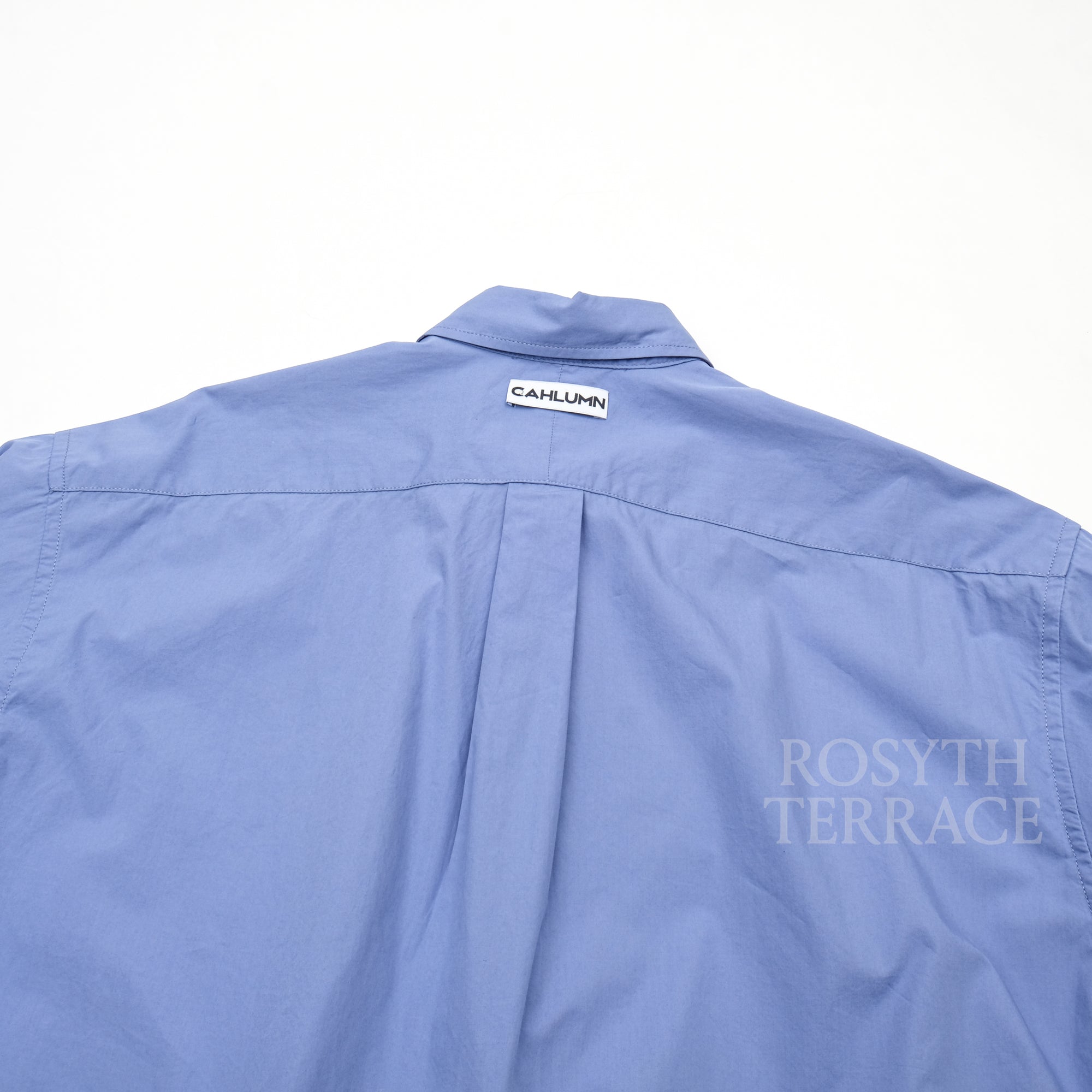 【CAHLUMN / MAGAZINE POCKET BROAD SHIRT (BLUE) / SIZE L】