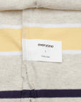 【everyone / MULTI BORDER SS TEE (ASH/YELLOW/NAVY) / SIZE L】