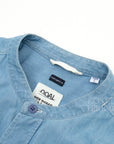 【nanamica / BAND COLLAR CHAMBRAY SHIRT / SIZE L】