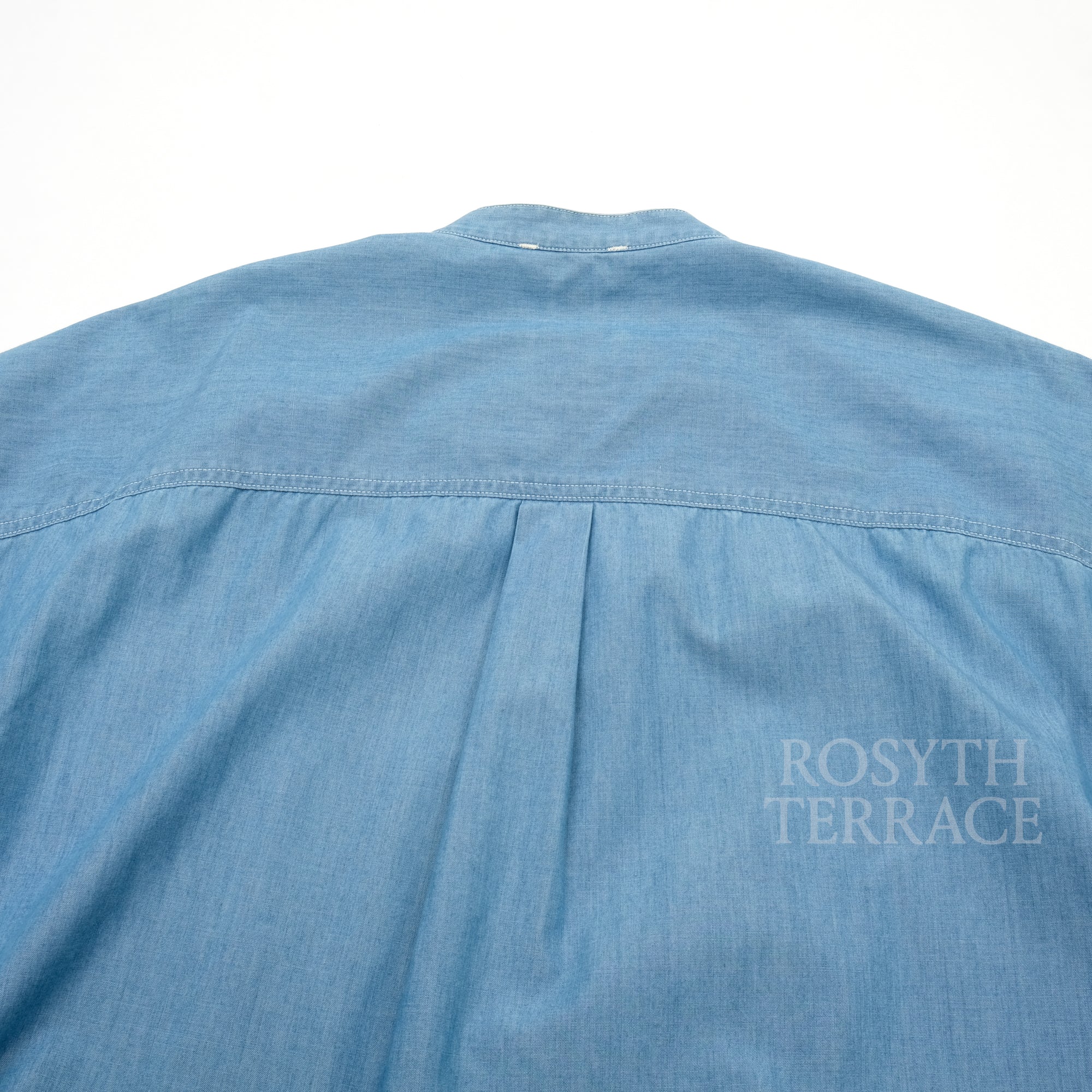 【nanamica / BAND COLLAR CHAMBRAY SHIRT / SIZE L】