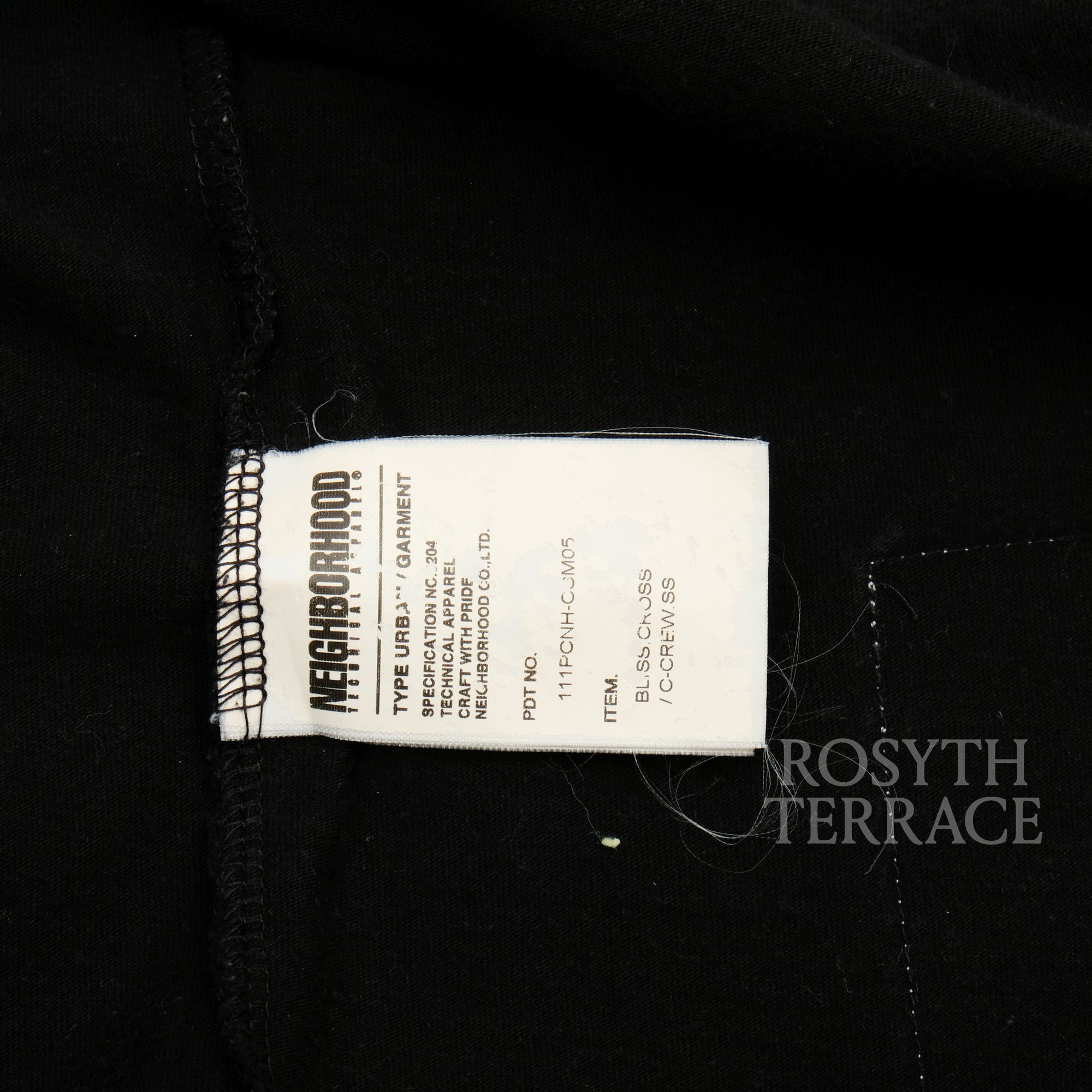 【NEIGHBORHOOD / BLISS CROSS C-CREW SS TEE / SIZE XR】