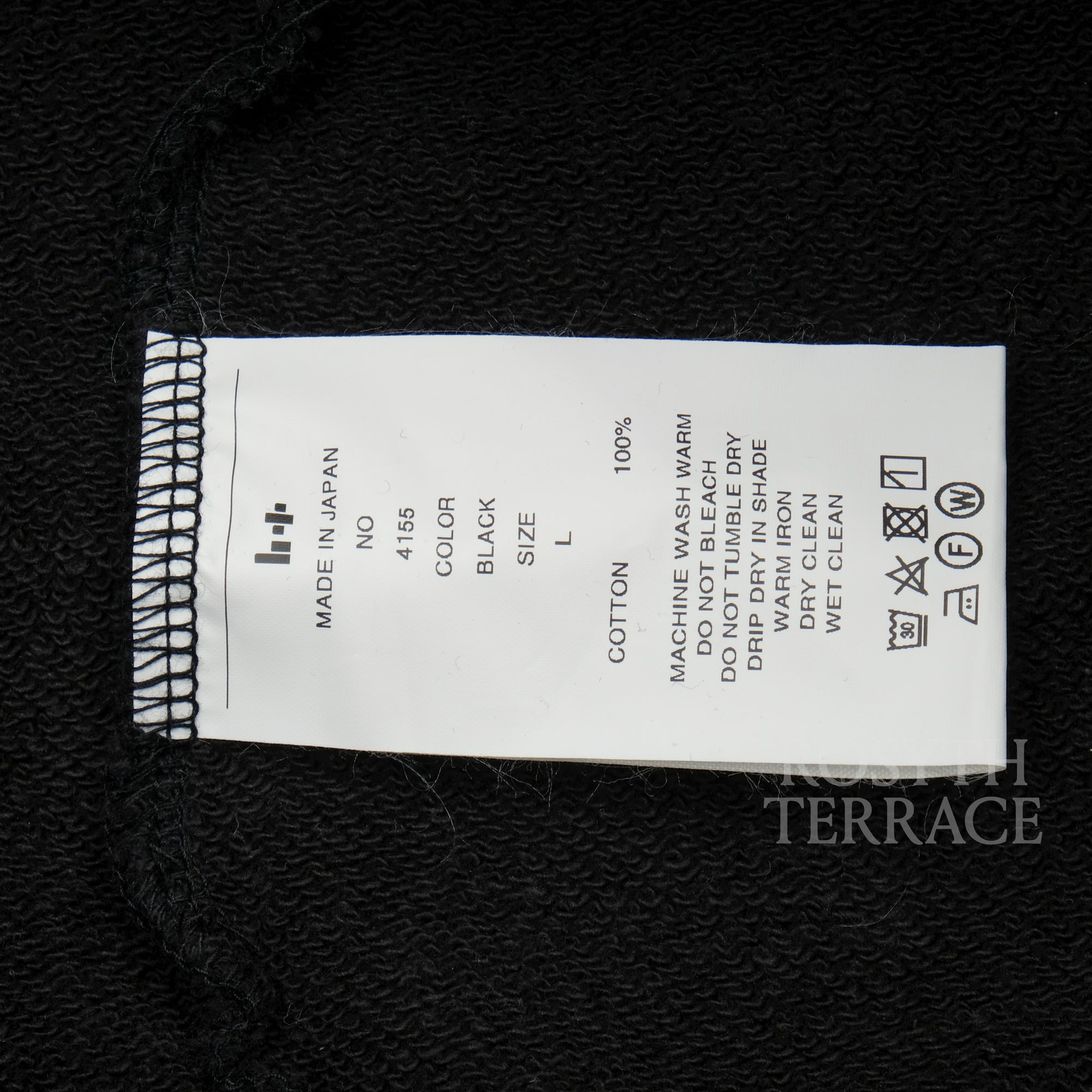 【HEAD PORTER PLUS / HOODIE 'FRENCH TERRY' (BLACK) / SIZE L】