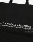 【BRITISH REMAINS / EQUALITY TOTE BAG (BLACK) / OS】