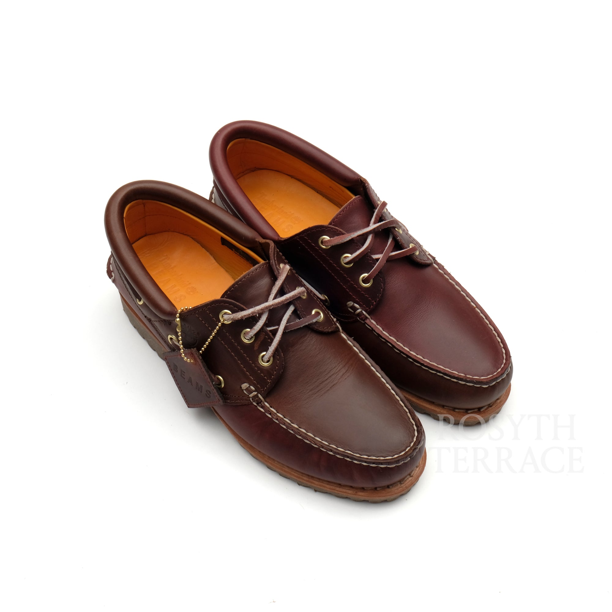 【BEAMS x Timberland / AUTHENTIC 3-EYE LUG HANDSEWN BOAT SHOE / US9】