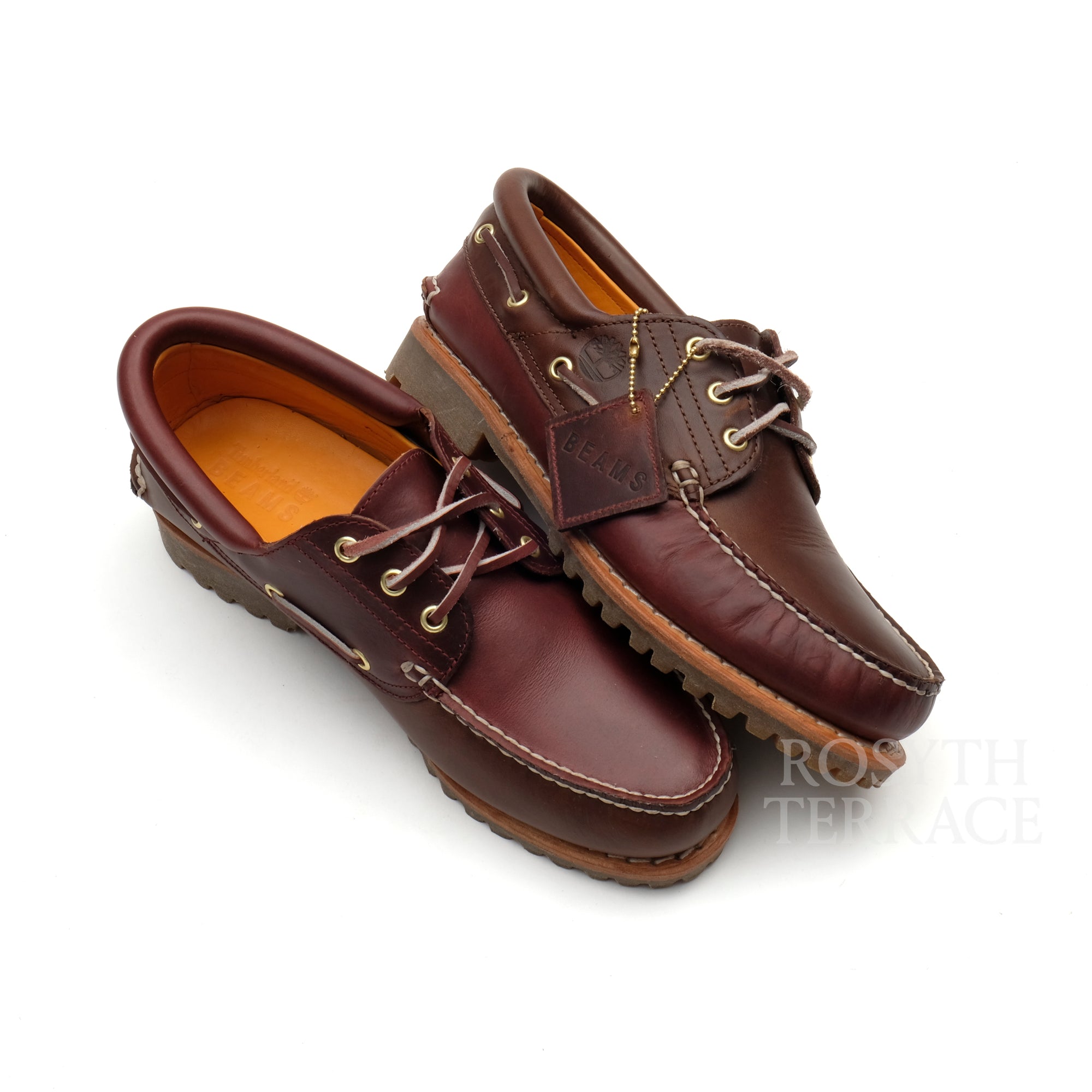 【BEAMS x Timberland / AUTHENTIC 3-EYE LUG HANDSEWN BOAT SHOE / US9】