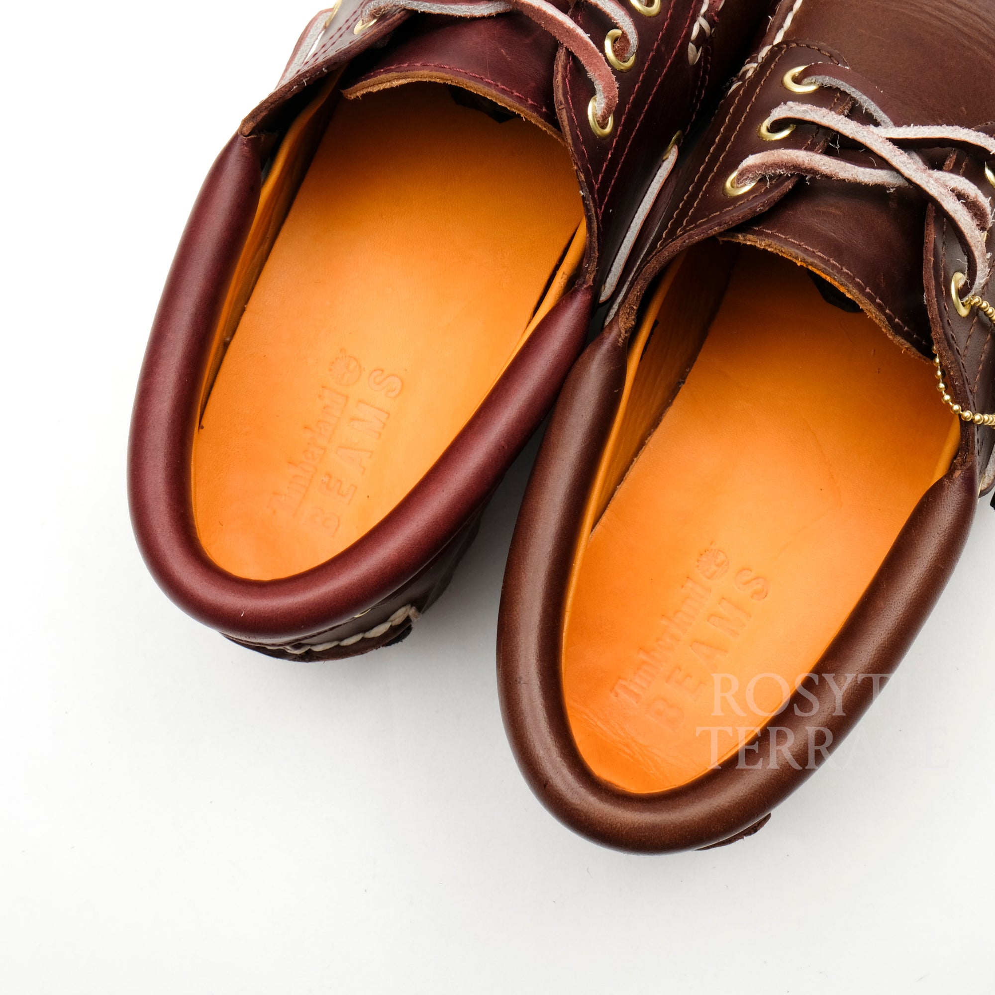 【BEAMS x Timberland / AUTHENTIC 3-EYE LUG HANDSEWN BOAT SHOE / US9】