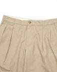 【BEAMS HEART / 2-PLEAT WIDE CHINO PANTS / SIZE L】