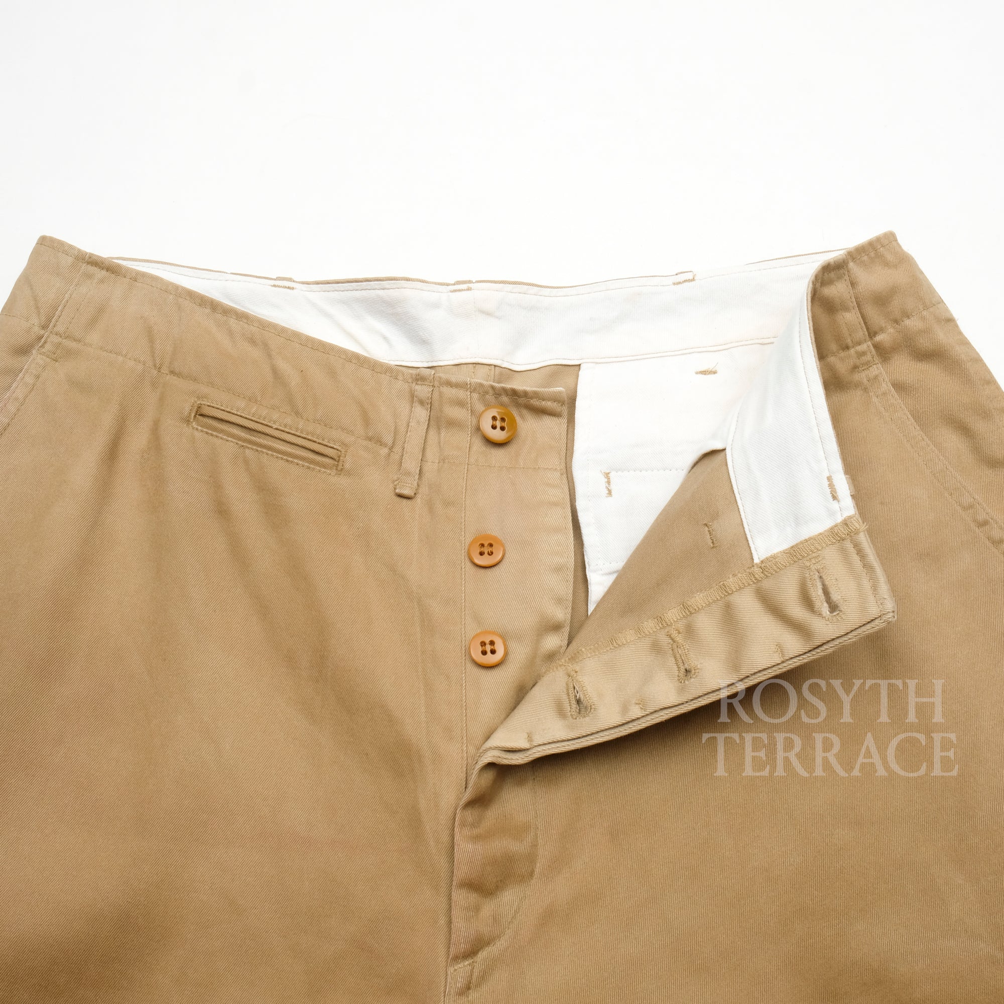 【A.PRESSE / VINTAGE U.S ARMY CHINO TROUSERS (BEIGE) / SIZE 3】