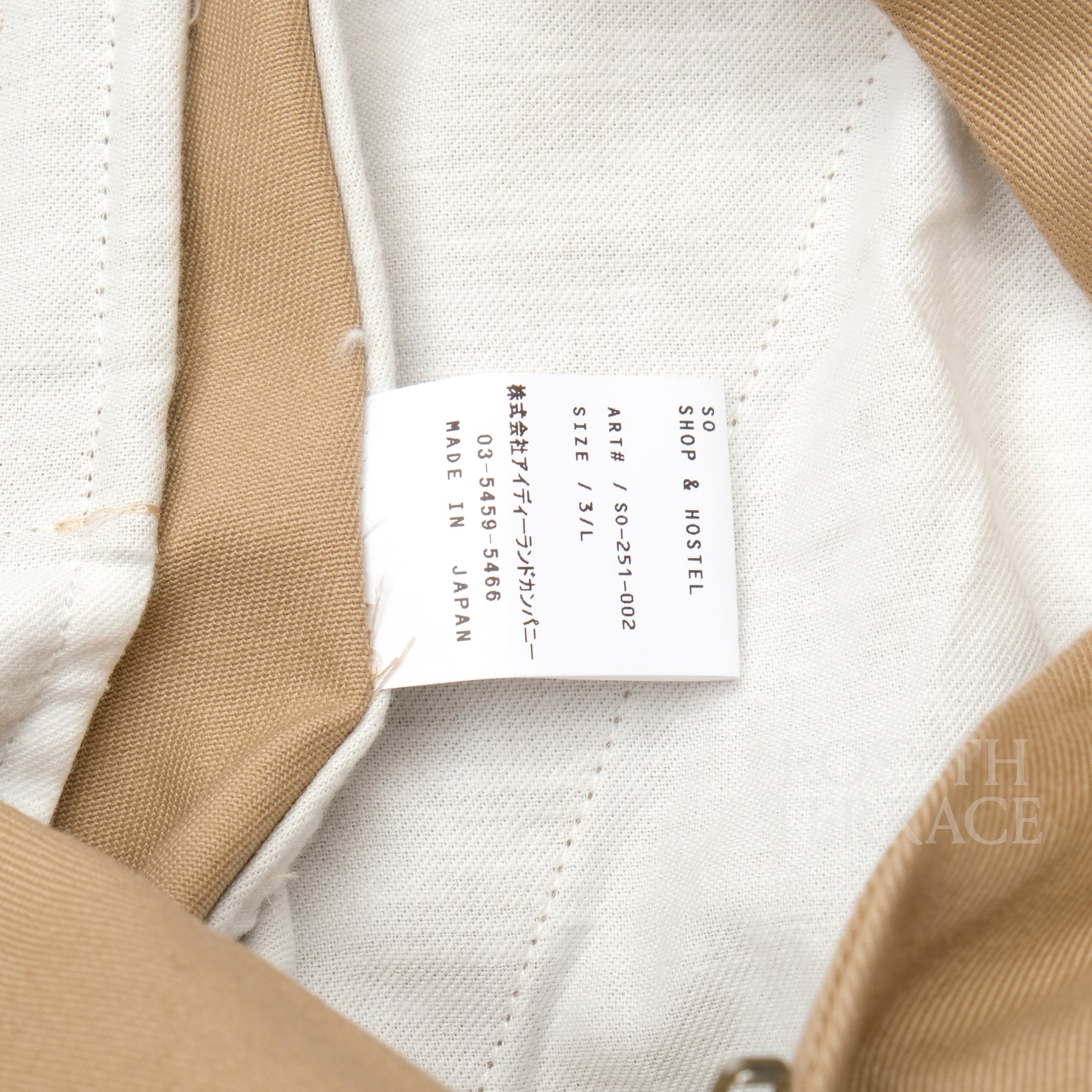 【SO SHP &amp; HOSTEL / BAGGY CHINO PANTS (BEIGE) / SIZE L】