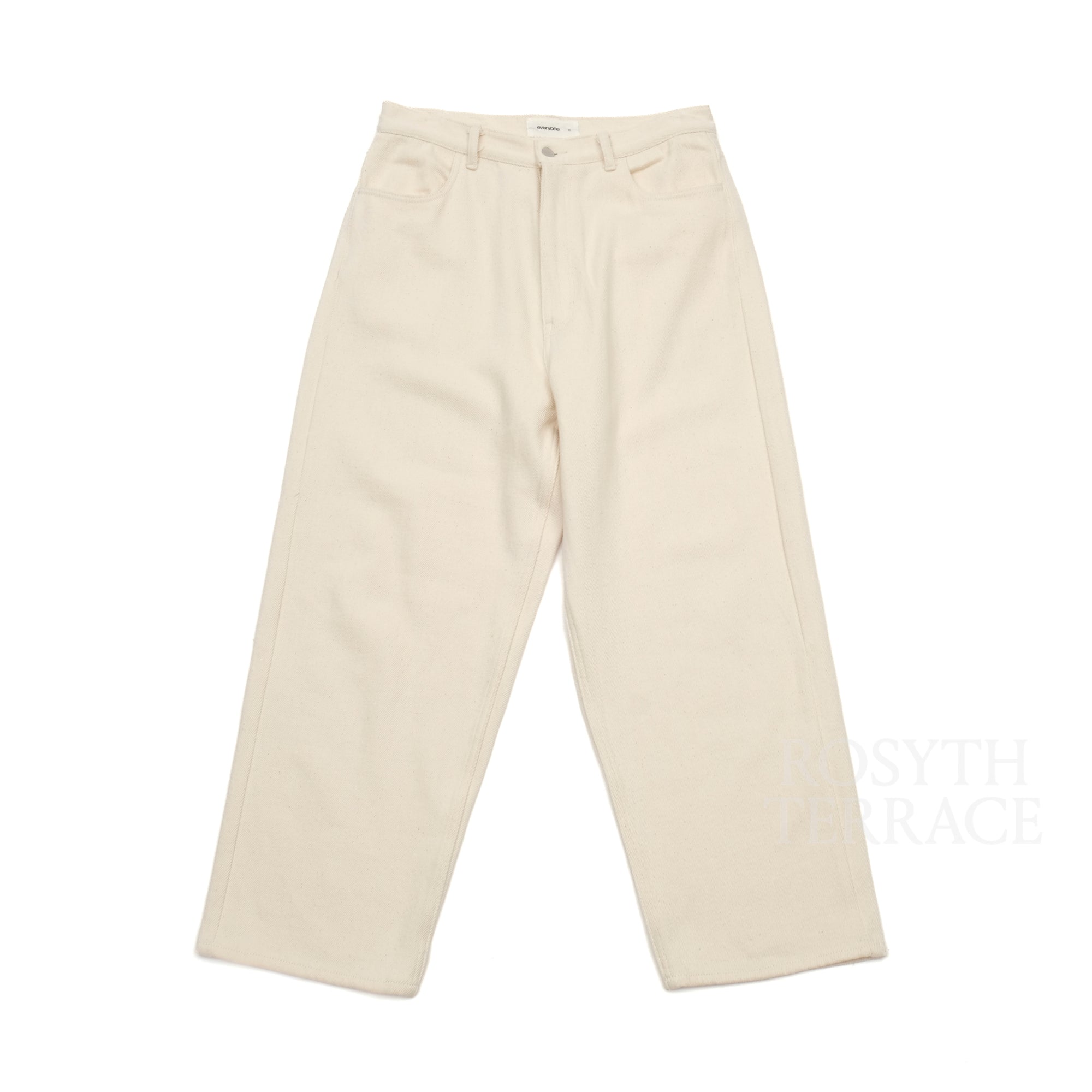 【everyone / SOFT DENIM PANTS (ECRU) / SIZE M】