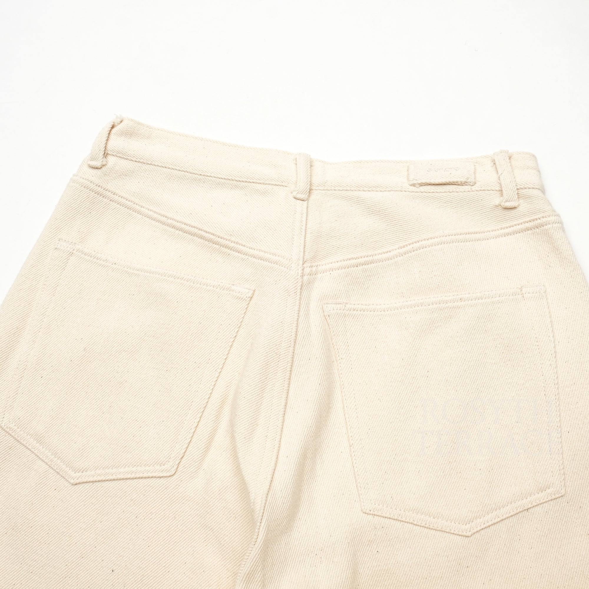 【everyone / SOFT DENIM PANTS (ECRU) / SIZE M】