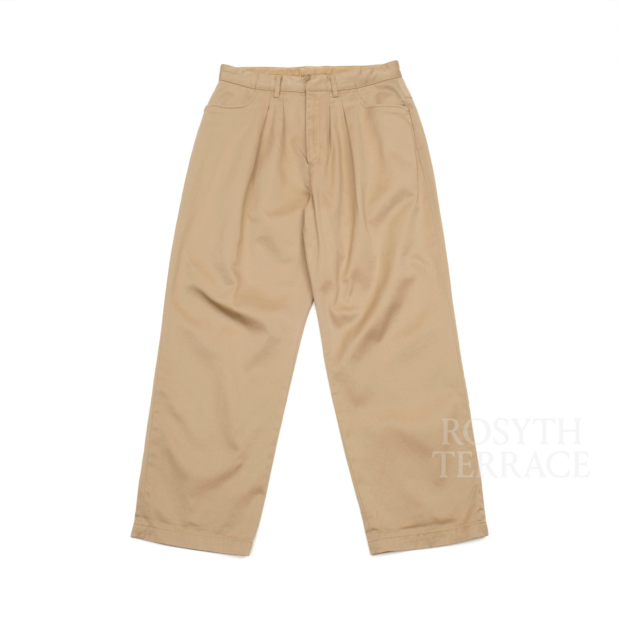 【FARAH JAPAN / TWO-TUCK WIDE PANTS (BEIGE CHINO TWILL) / SIZE 32】