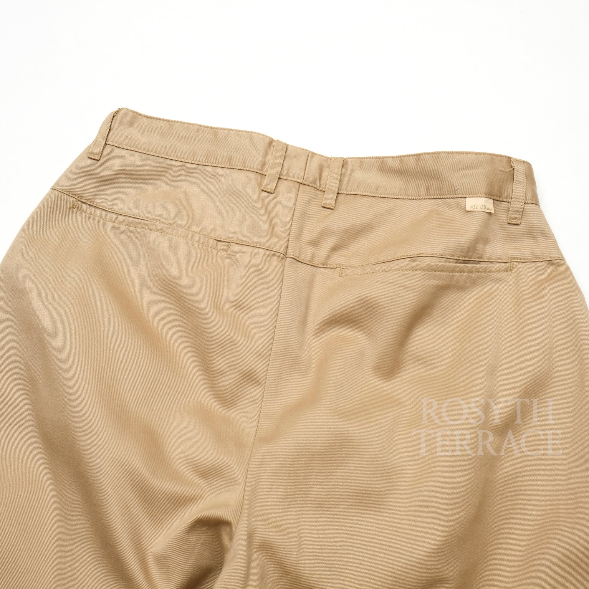 【FARAH JAPAN / TWO-TUCK WIDE PANTS (BEIGE CHINO TWILL) / SIZE 32】