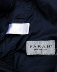 【FARAH JAPAN / THREE-TUCK WIDE SHORTS LINEN BLEND (TWILL) / SIZE 34】