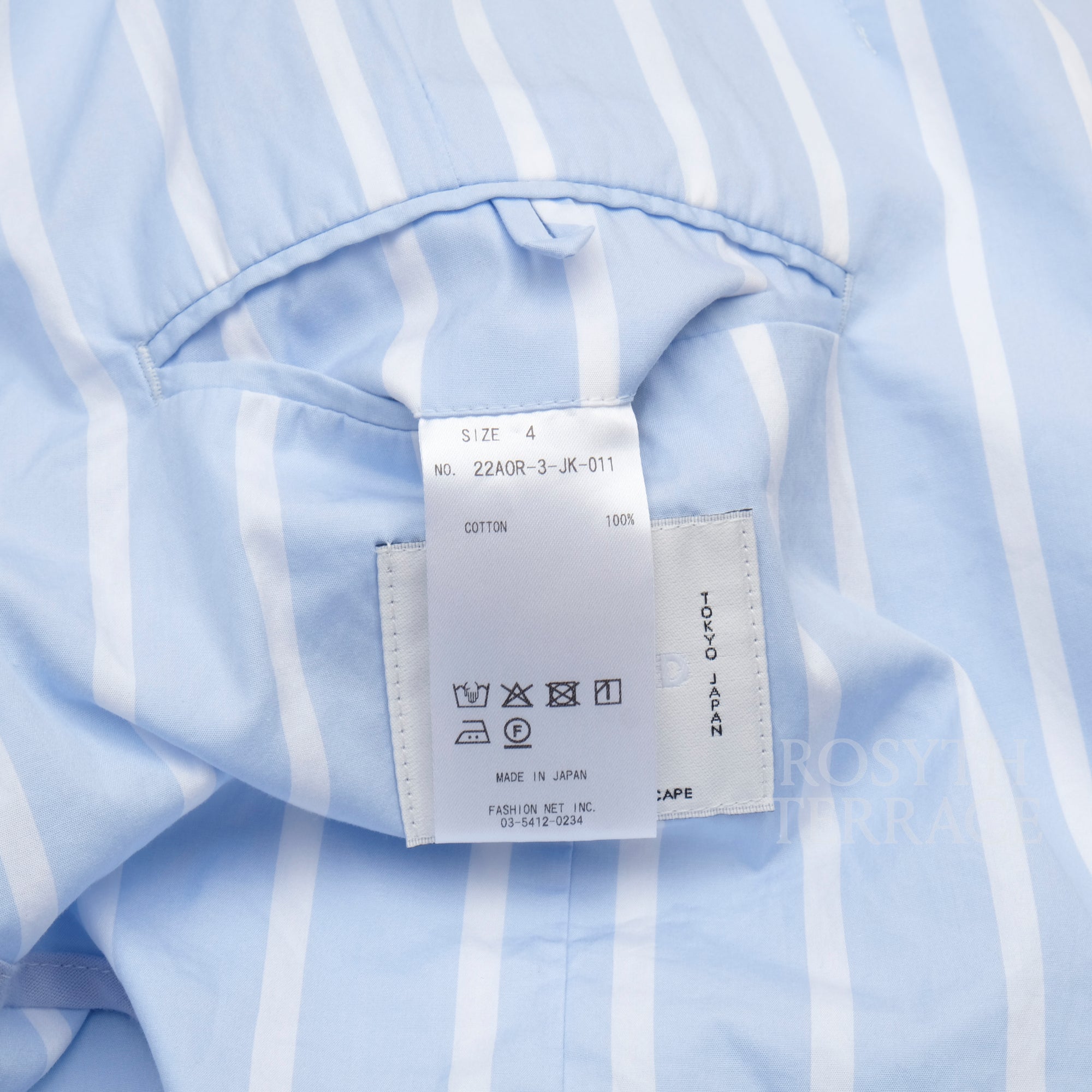 【ADULT ORIENTED ROBES / STRIPE SUIT SET / SIZE 3&amp;4】