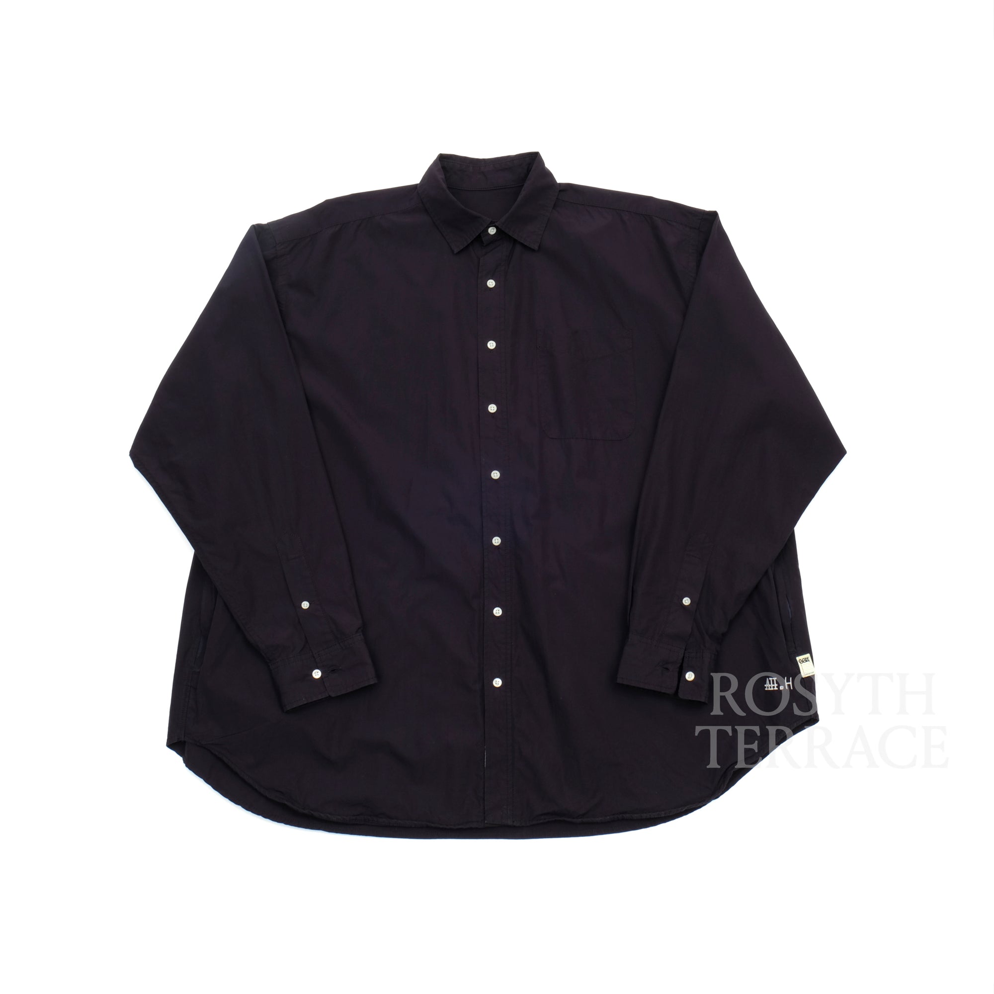 【BEAMS SSZ x AH.H / BIG SHIRT (NAVY) VER.2 / OS】