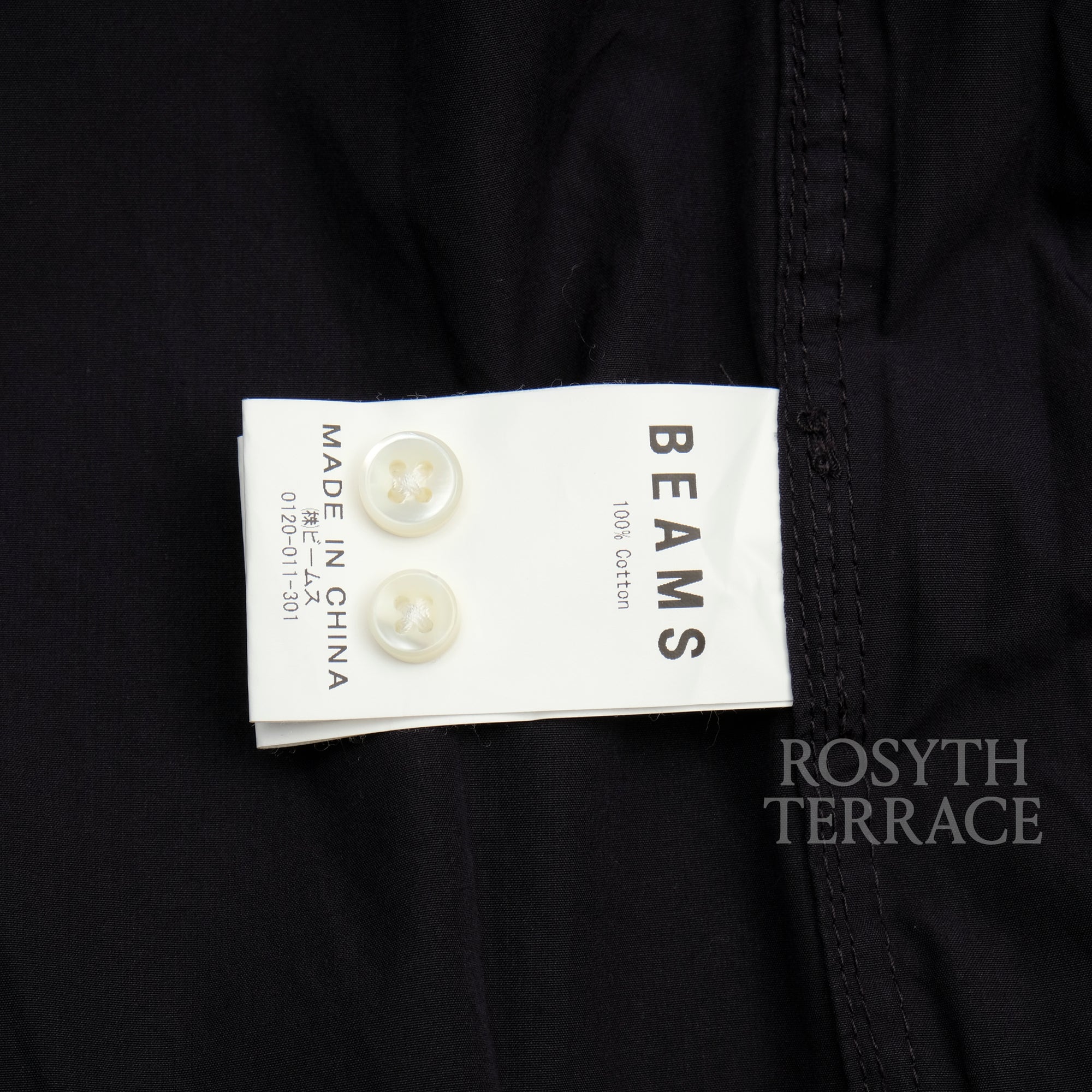 【BEAMS SSZ x AH.H / BIG SHIRT (NAVY) VER.2 / OS】