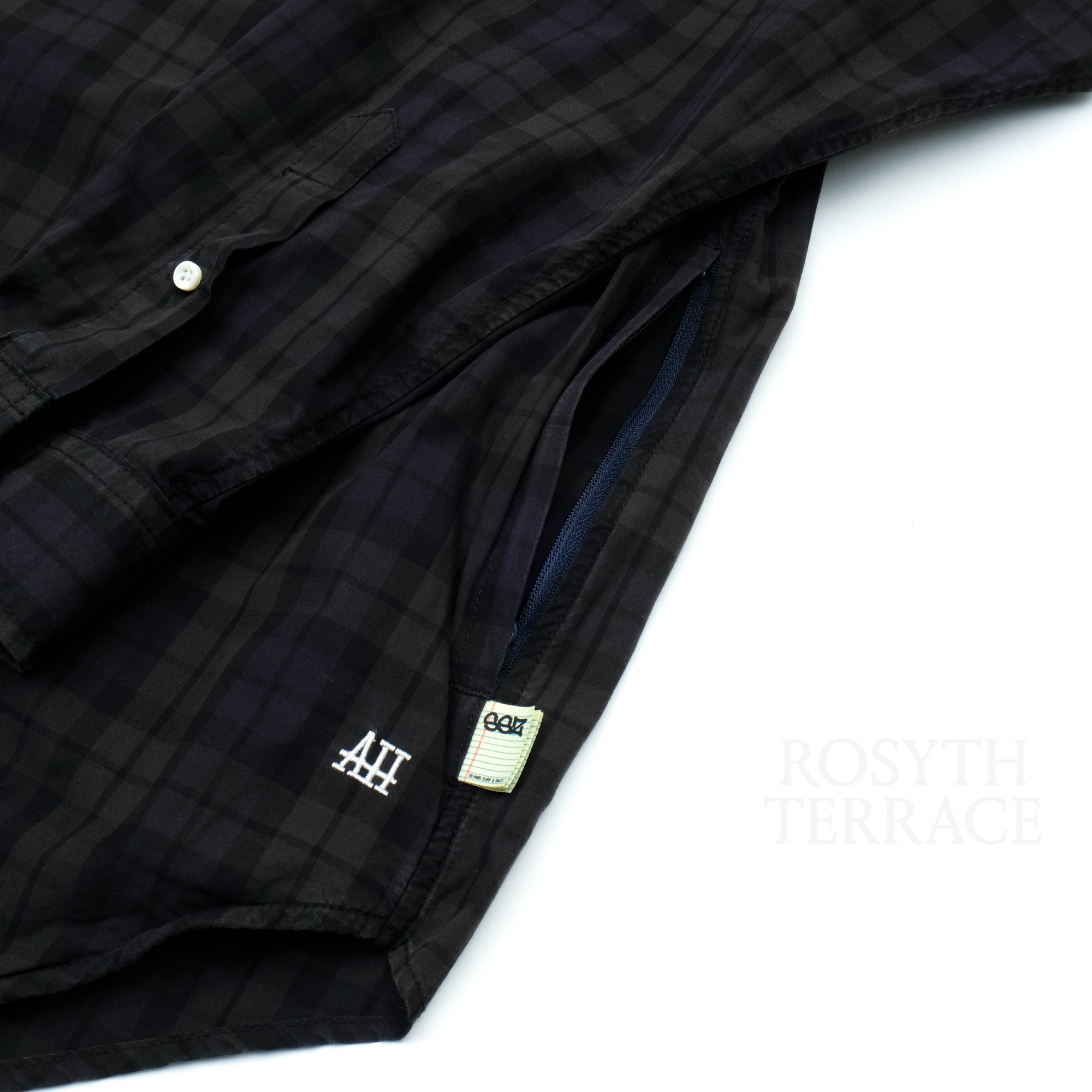 【BEAMS SSZ x AH.H / BIG SHIRT (BLACKWATCH) VER.2 / OS】