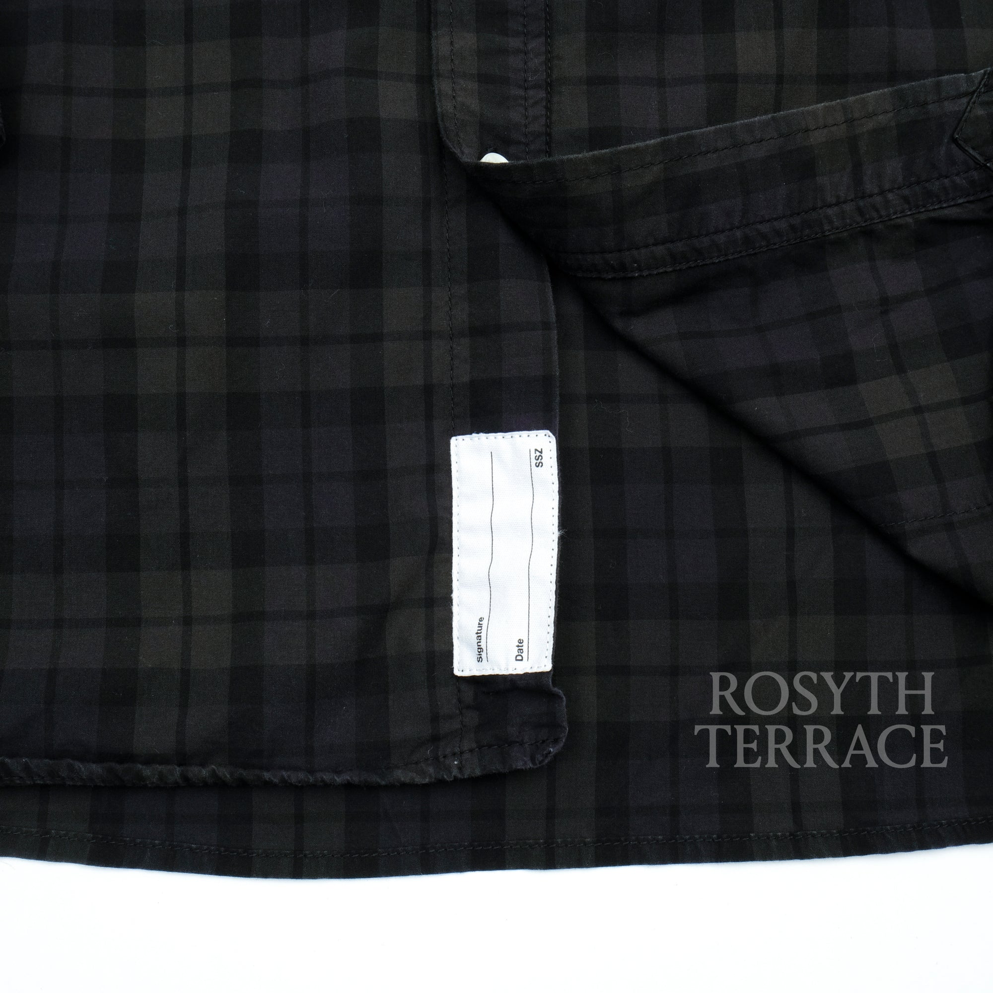 【BEAMS SSZ x AH.H / BIG SHIRT (BLACKWATCH) VER.2 / OS】