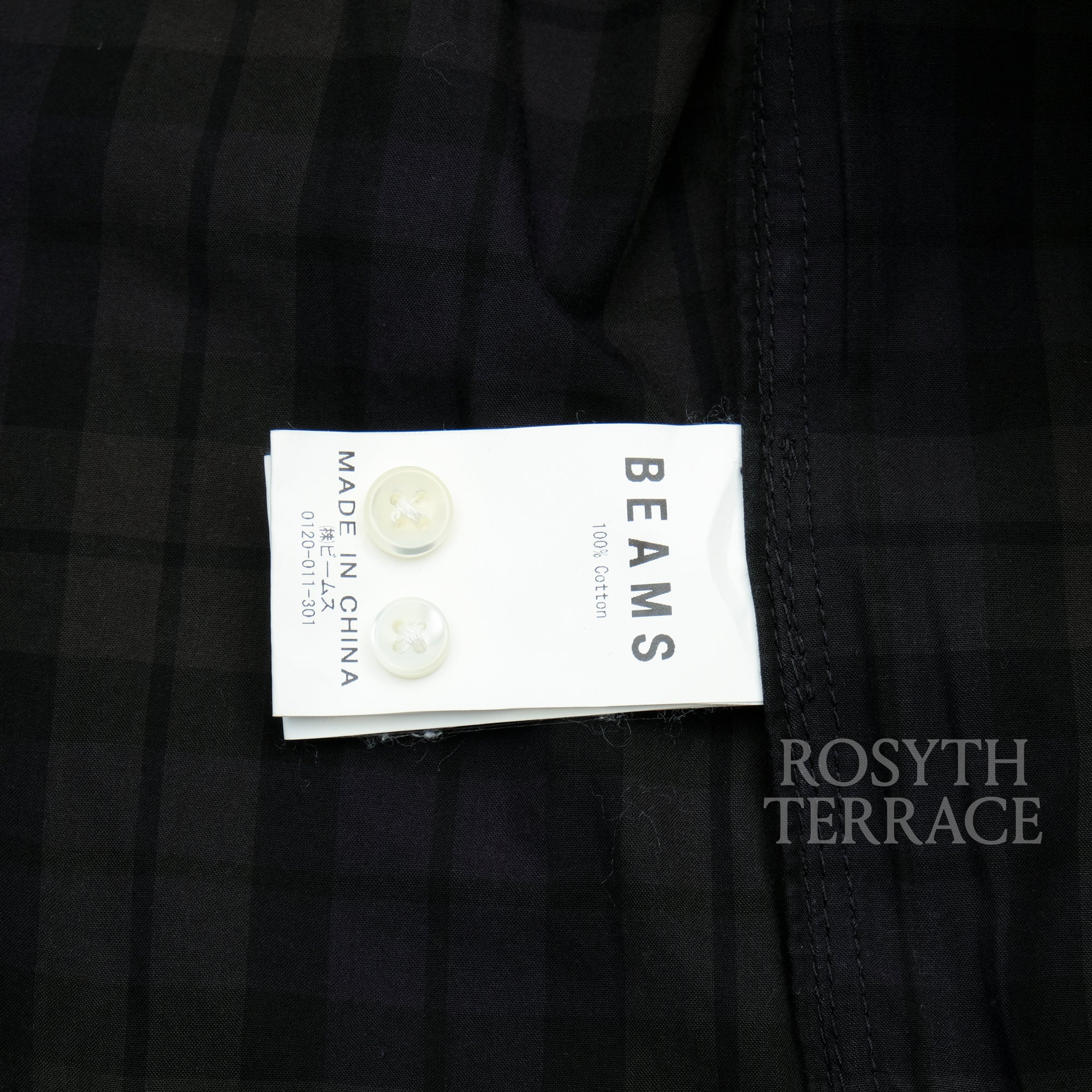 【BEAMS SSZ x AH.H / BIG SHIRT (BLACKWATCH) VER.2 / OS】
