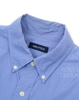 【NAUTICA JAPAN / B.D. SHIRT SAIL LOGO (BLUE) / SIZE L】